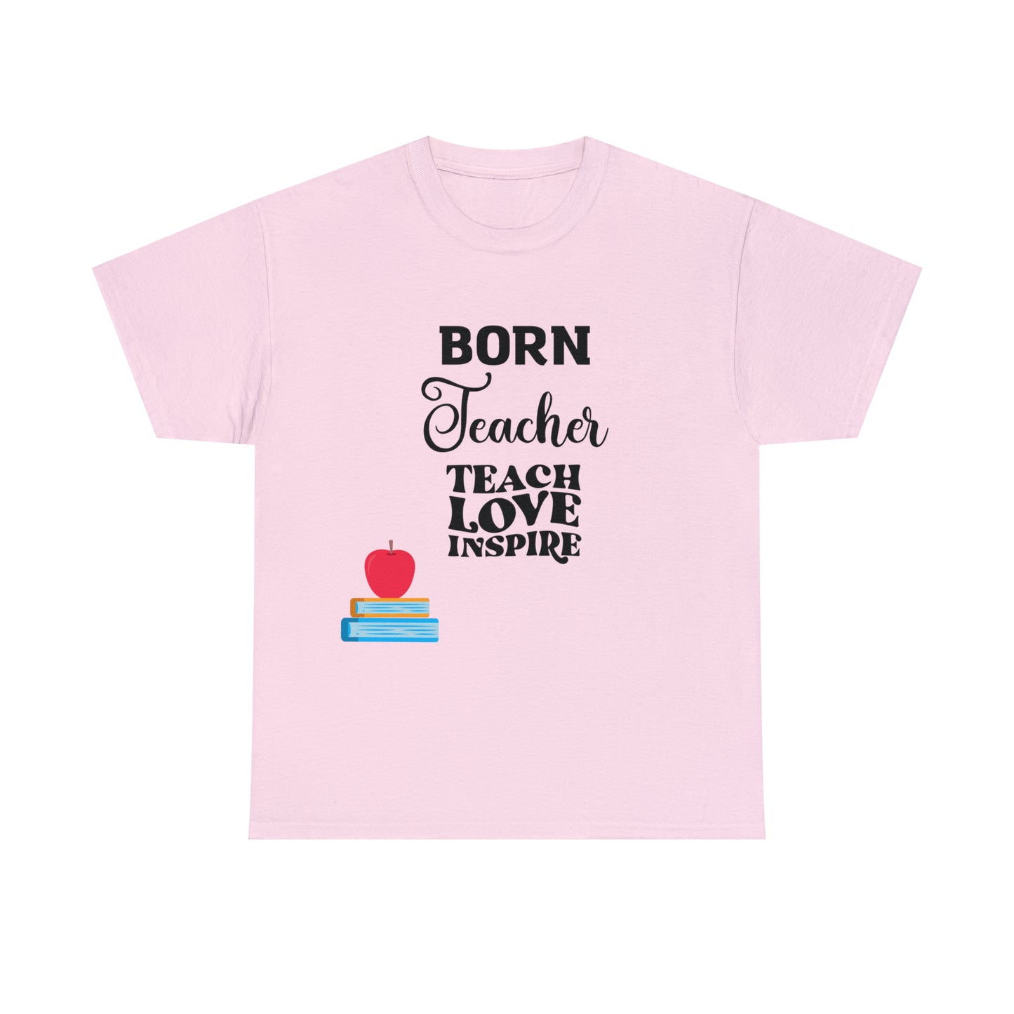 Born Teacher Unisex Heavy Cotton Tee
