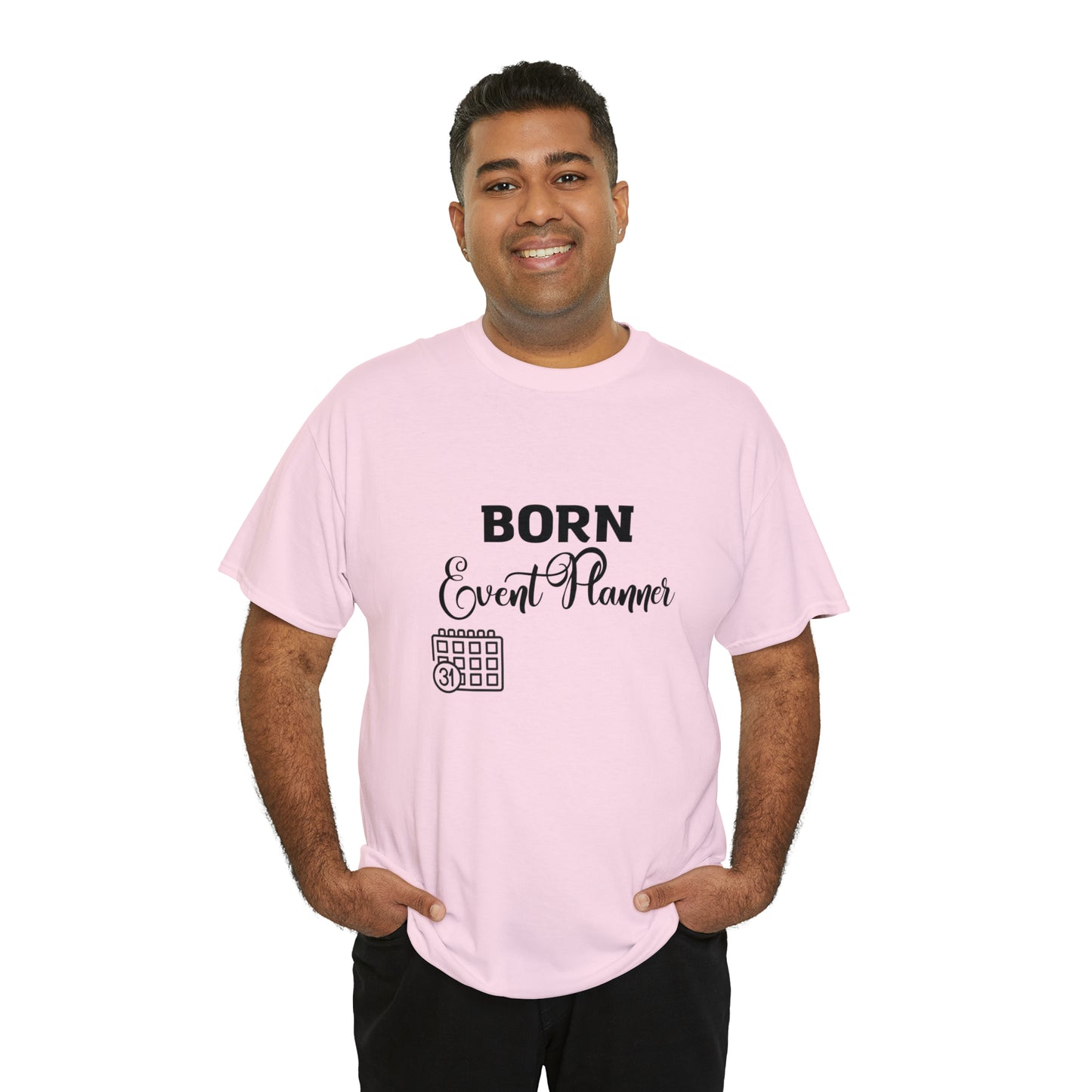 Born Event Planner Unisex Heavy Cotton Tee