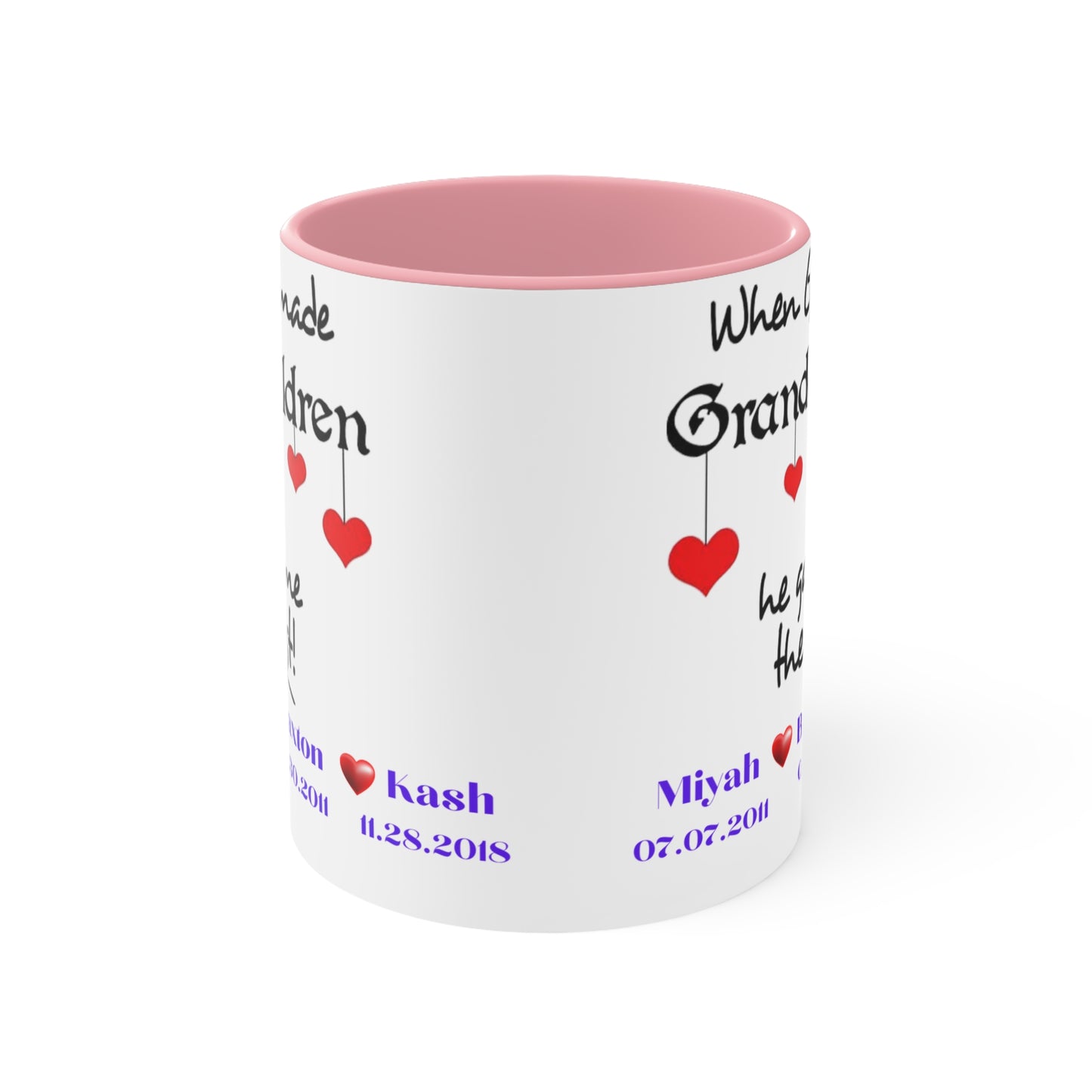 Personalized Grandma Mug With Names, Gift for Grandma, Grandparent Mug, Grandma Mug with Grandchildren's Name, Grandma Cup with Names