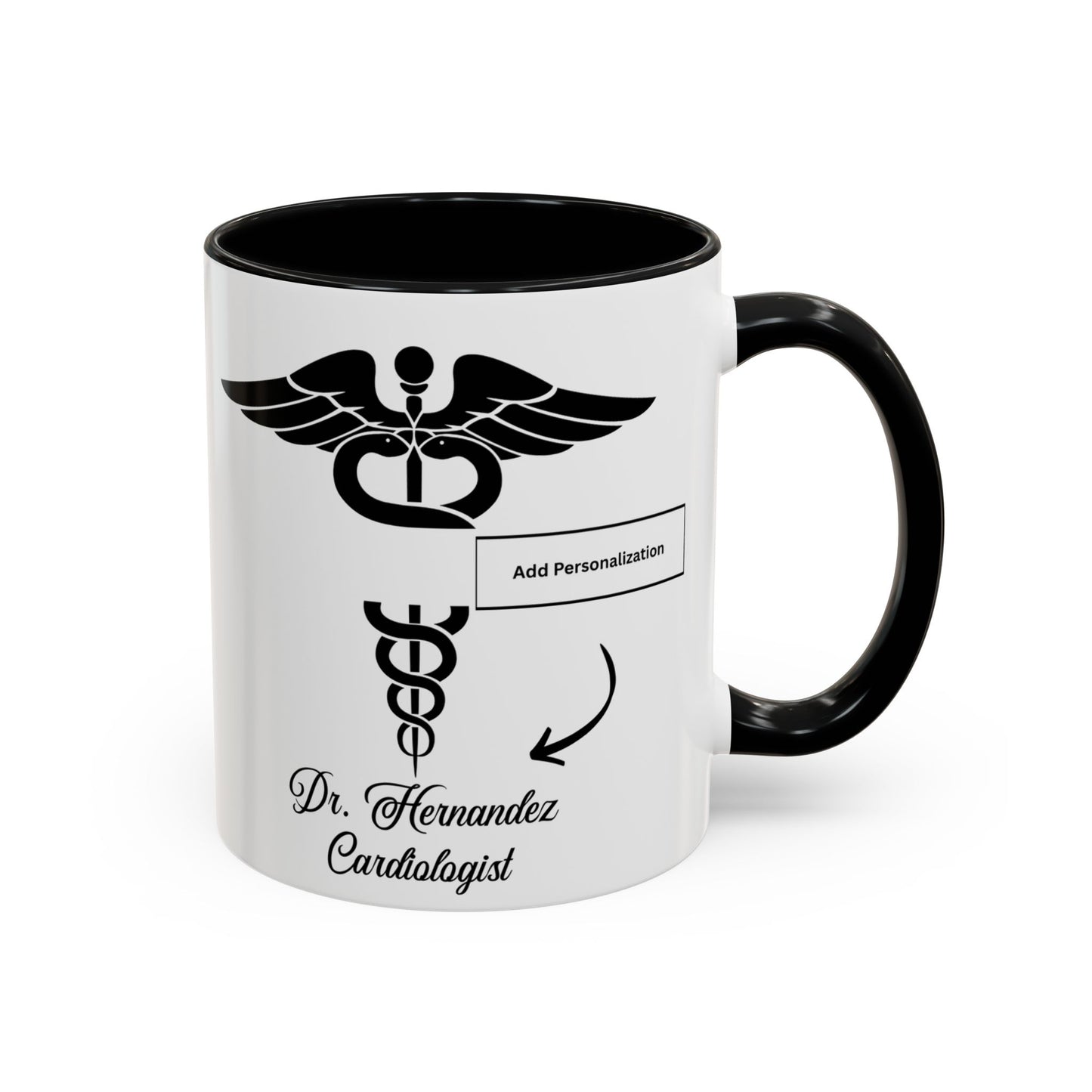 Medical MD Accent Coffee Mug | Father's Day Gift, Dad Mug, Coffee Lover Gift, Family Appreciation, Unique Drinking Cup