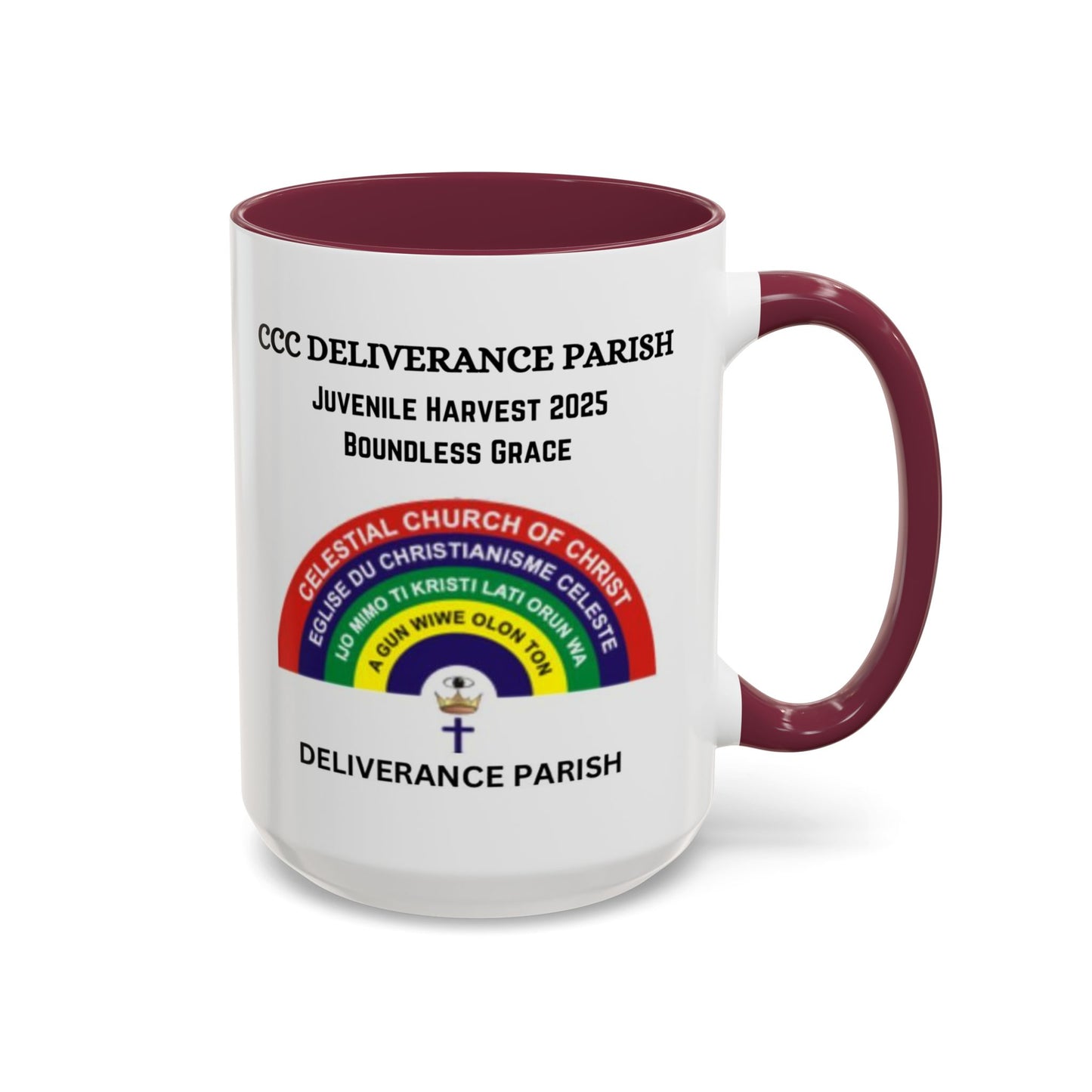 15 oz Inspirational Colorful Mug - CCC Deliverance Parish - Juvenile Harvest 2025