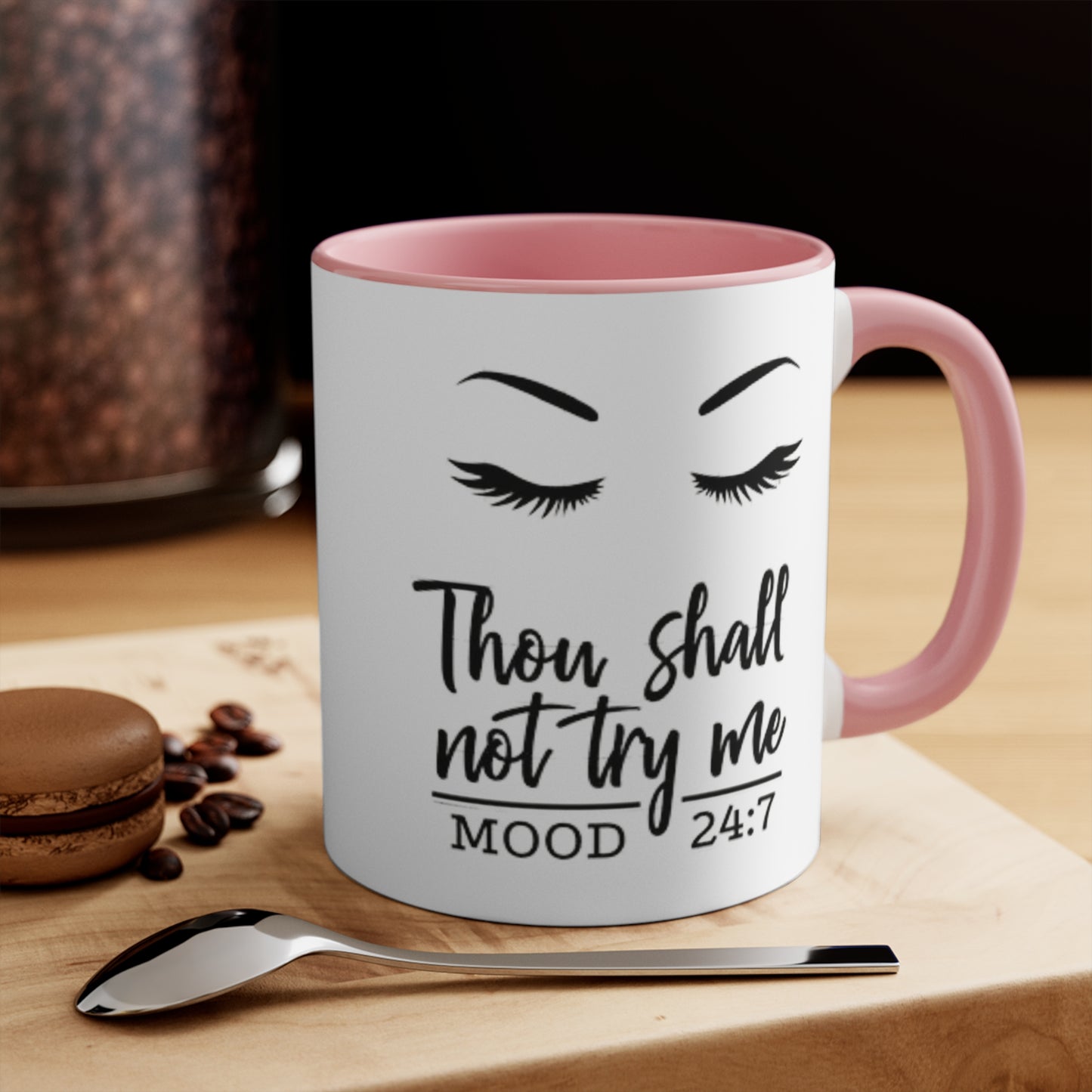 Thy Shall Not Try Me Ceramic Coffee Mug, teacher gift, coworker gift, unique gift, gift for mom, gift, funny mug, nurse gift, funny mug gift
