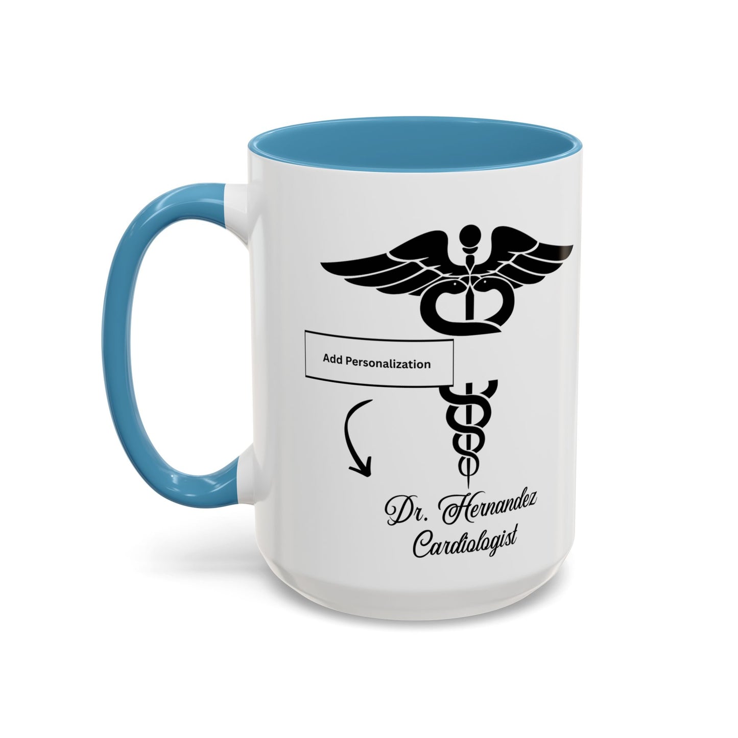 Medical MD Accent Coffee Mug | Father's Day Gift, Dad Mug, Coffee Lover Gift, Family Appreciation, Unique Drinking Cup