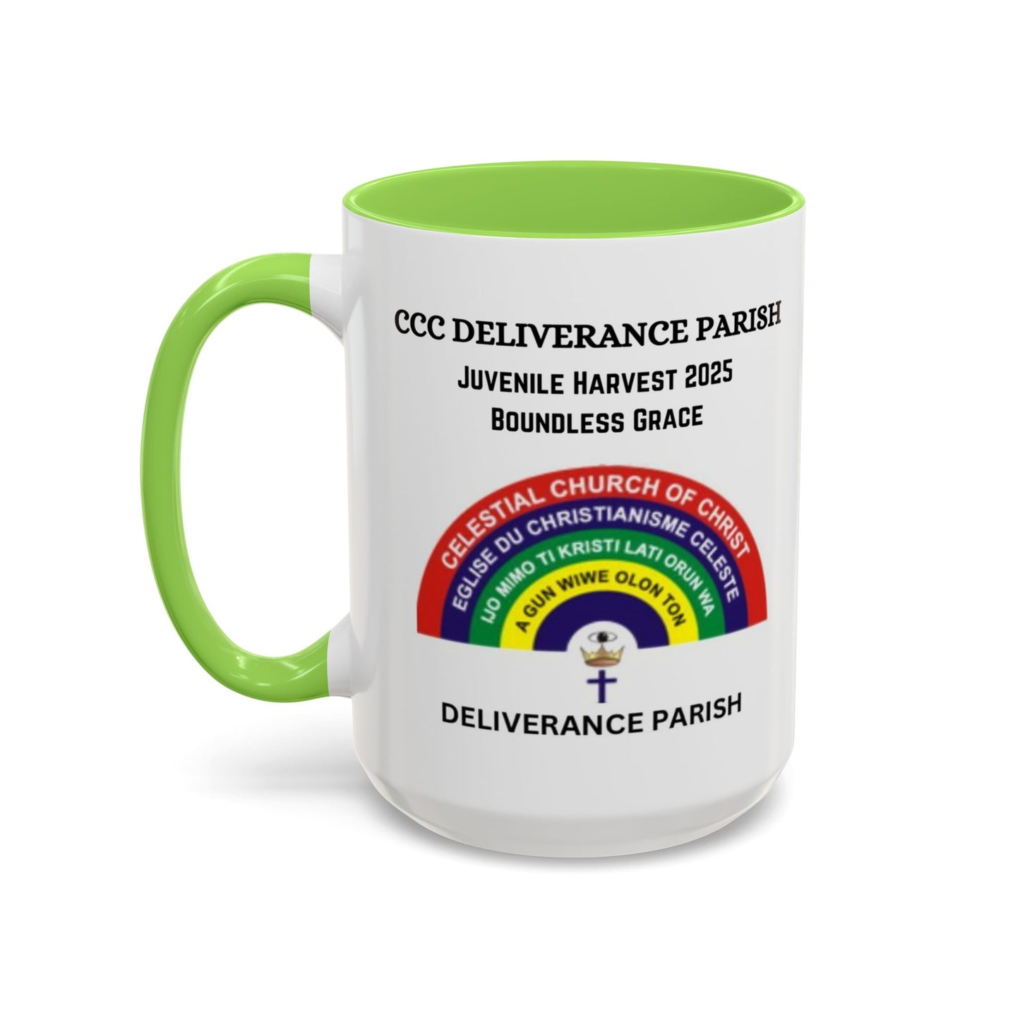 15 oz Inspirational Colorful Mug - CCC Deliverance Parish - Juvenile Harvest 2025