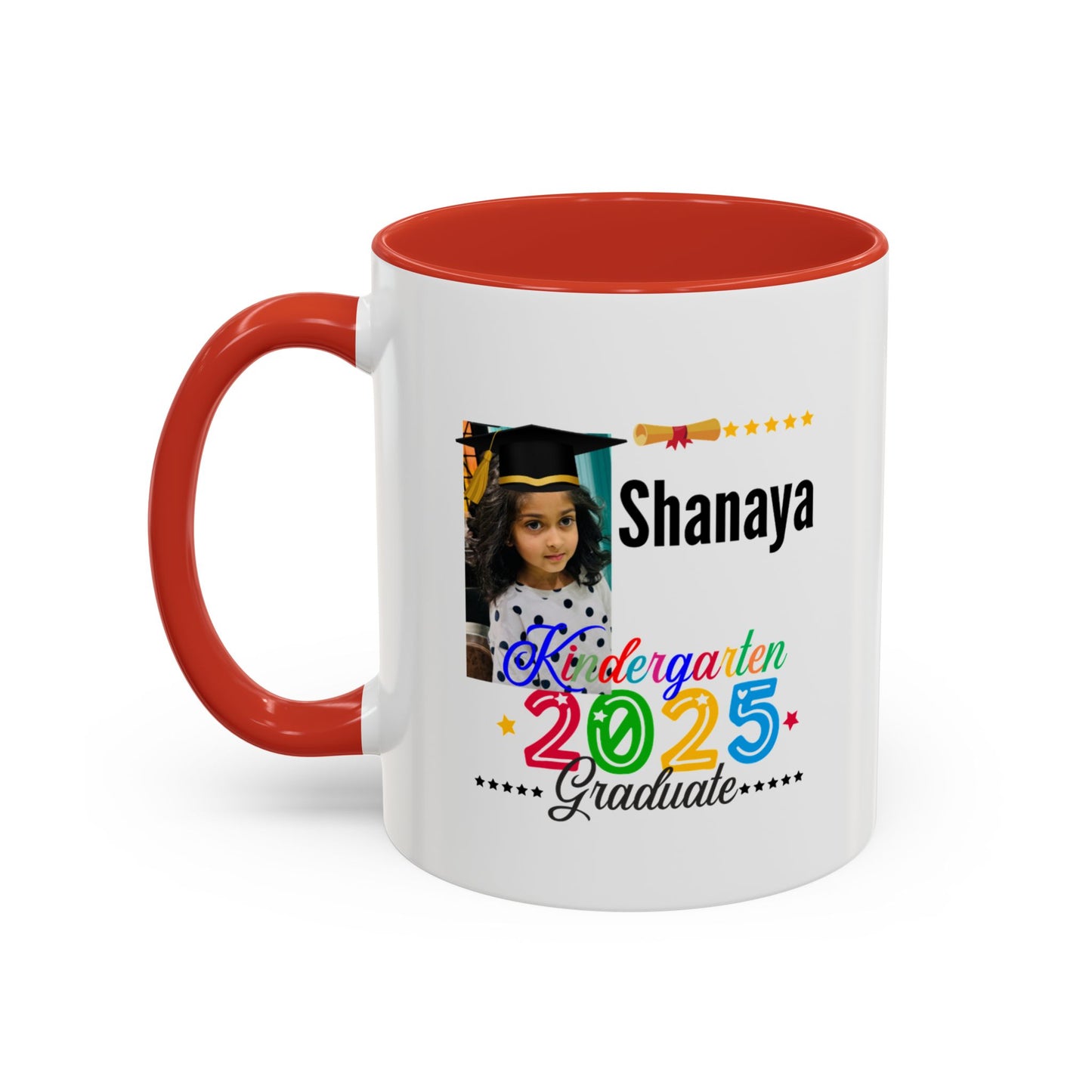 11 oz Personalized Kindergarten Graduate Coffee Mug - Celebrate 2025 with Custom Name!