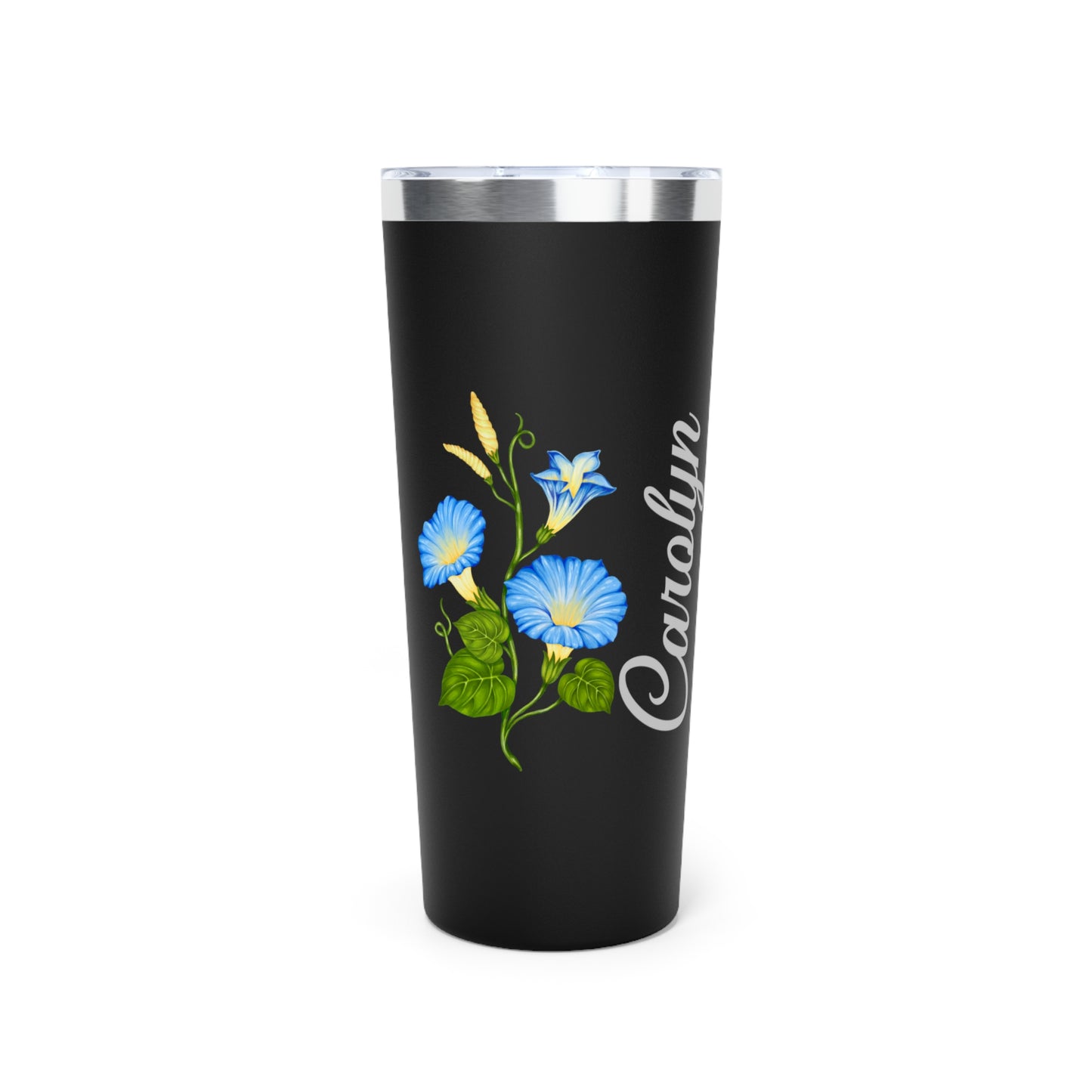 September Personalized Birth Flower 22 oz Tumbler, Personalized Birth Flower Coffee Cup With Name, Gifts for Her, Bridesmaid Proposal, Party Favor