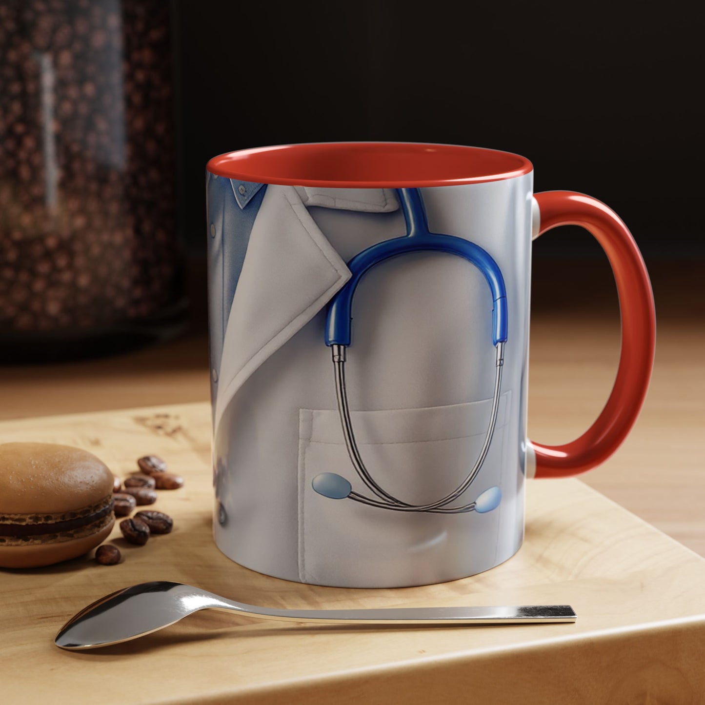 Medical Doctor Accent Coffee Mug | Father's Day Gift, Dad Mug, Coffee Lover Gift, Family Appreciation, Unique Drinking Cup