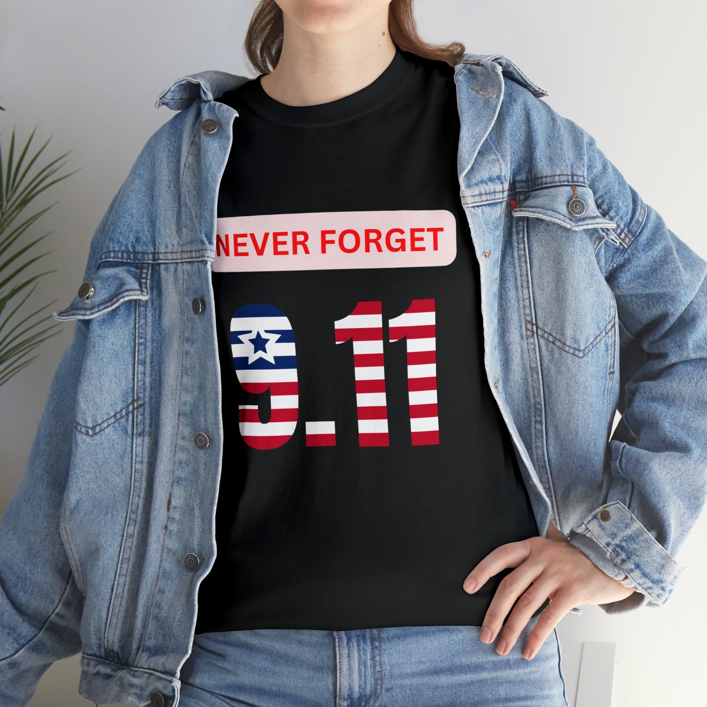 Unisex Heavy Cotton Tee - Never Forget 9/11