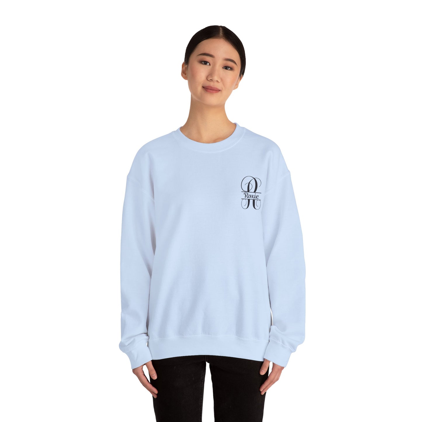 Personalized unisex sweatshirt, Crewneck, Gift for Her, Gift for Him, Fancy Monogram Sweatshirt, Adult Crewneck Sweatshirt