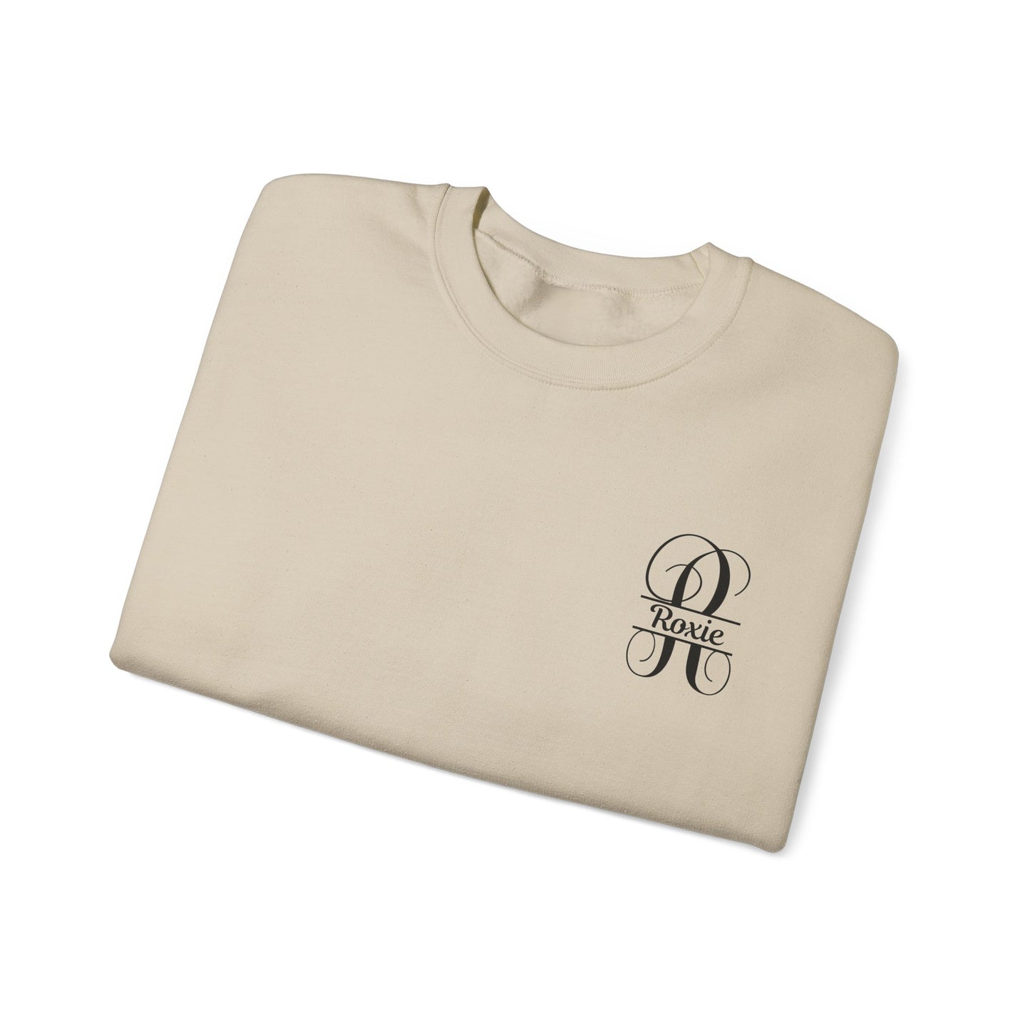 Personalized unisex sweatshirt, Crewneck, Gift for Her, Gift for Him, Fancy Monogram Sweatshirt, Adult Crewneck Sweatshirt