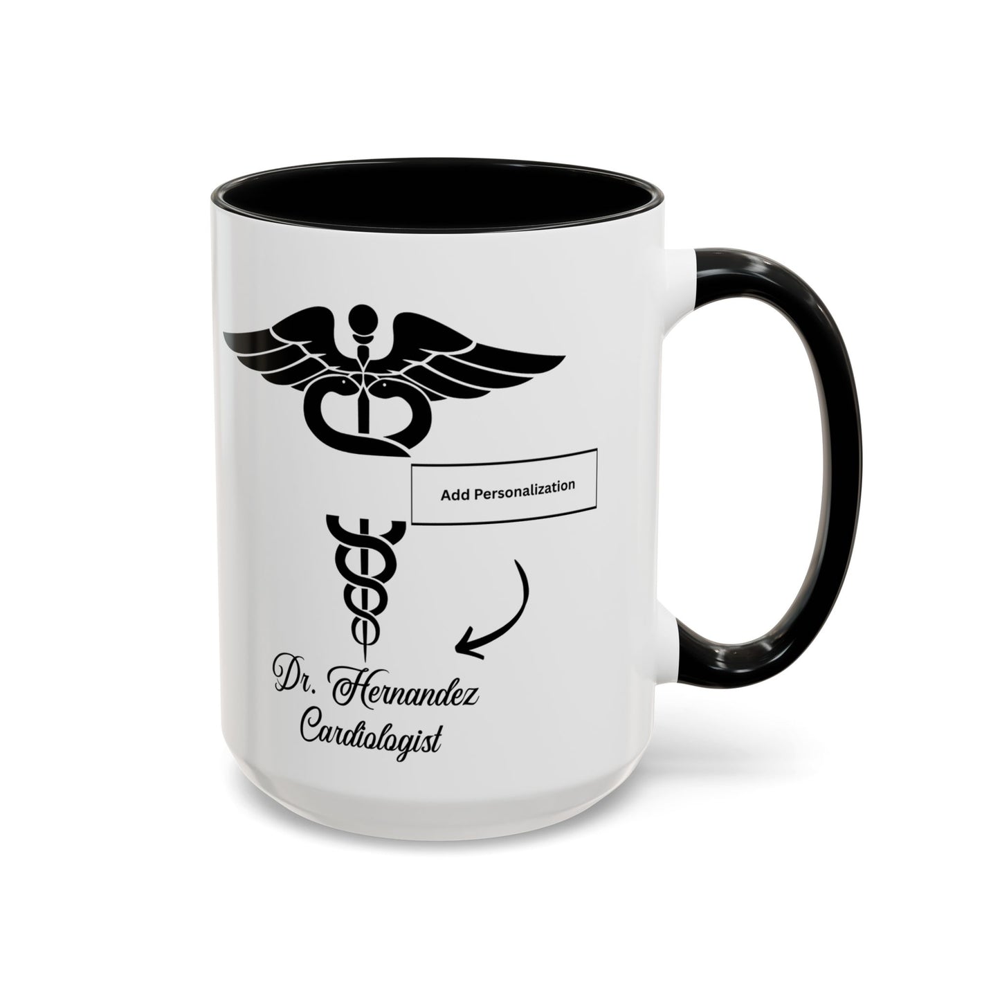 Medical MD Accent Coffee Mug | Father's Day Gift, Dad Mug, Coffee Lover Gift, Family Appreciation, Unique Drinking Cup