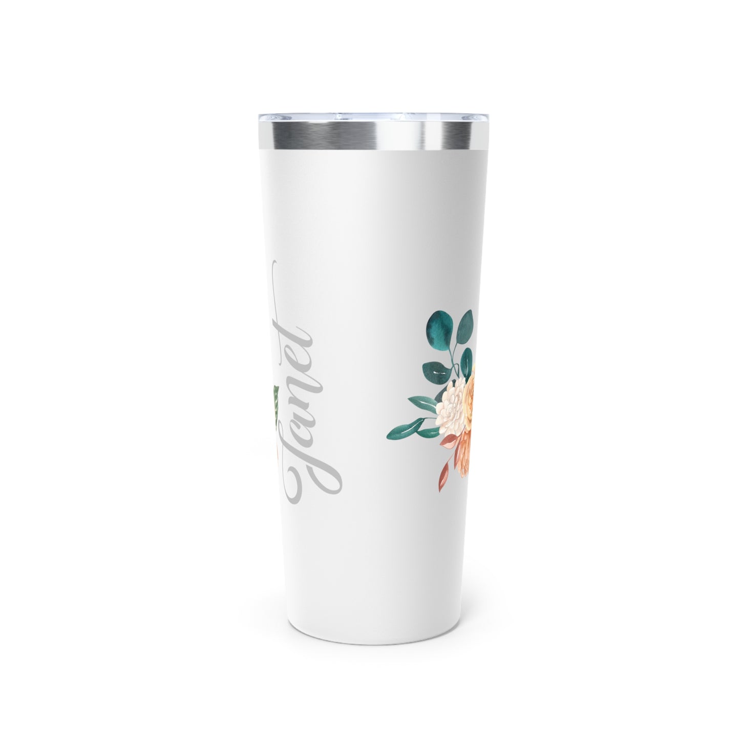 November Personalized Birth Flower 22 oz Tumbler, Personalized Birth Flower Coffee Cup With Name, Gifts for Her, Bridesmaid Proposal, Party Favor