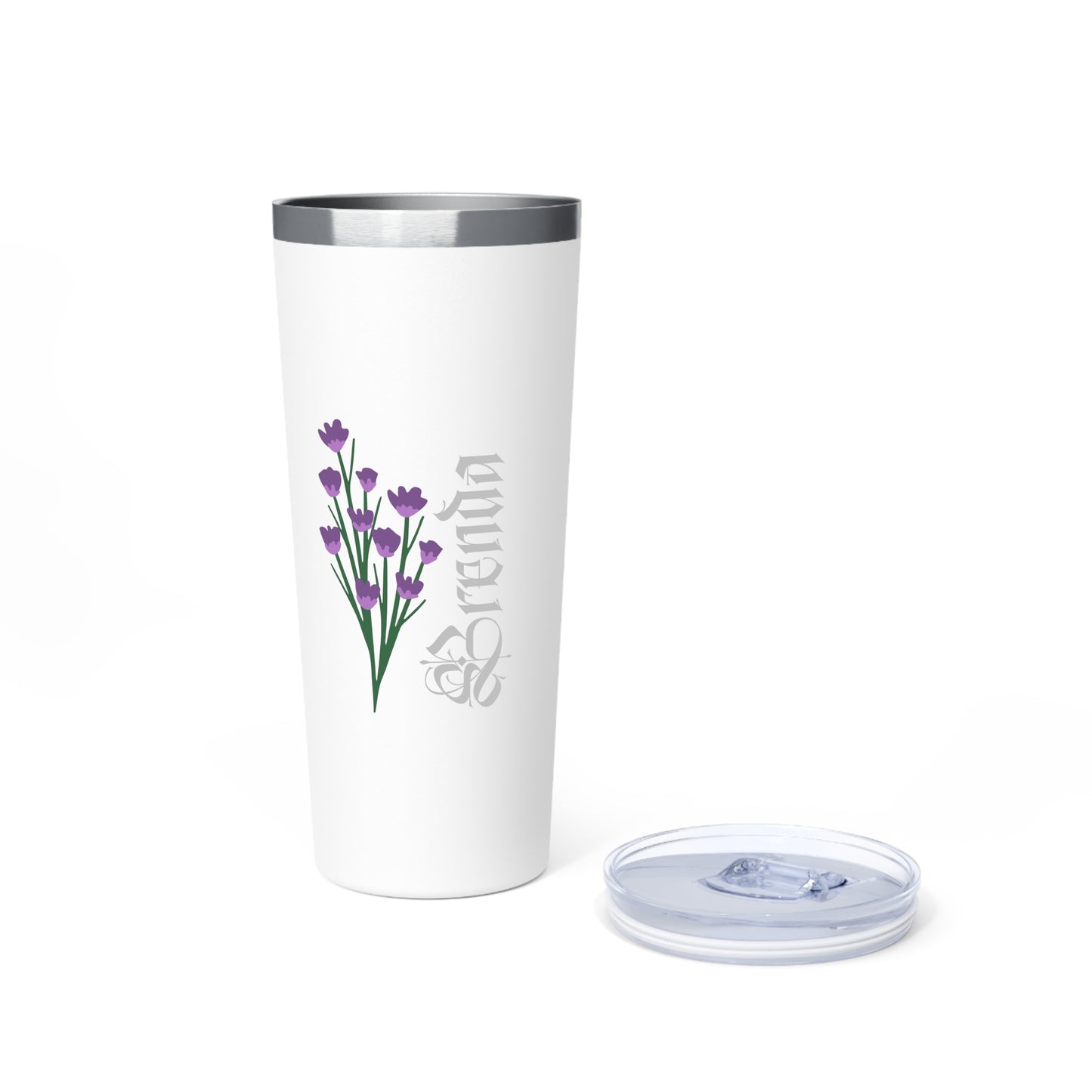 February Personalized Birth Flower 22 oz Tumbler, Personalized Birth Flower Coffee Cup With Name, Gifts for Her, Bridesmaid Proposal, Party Favor