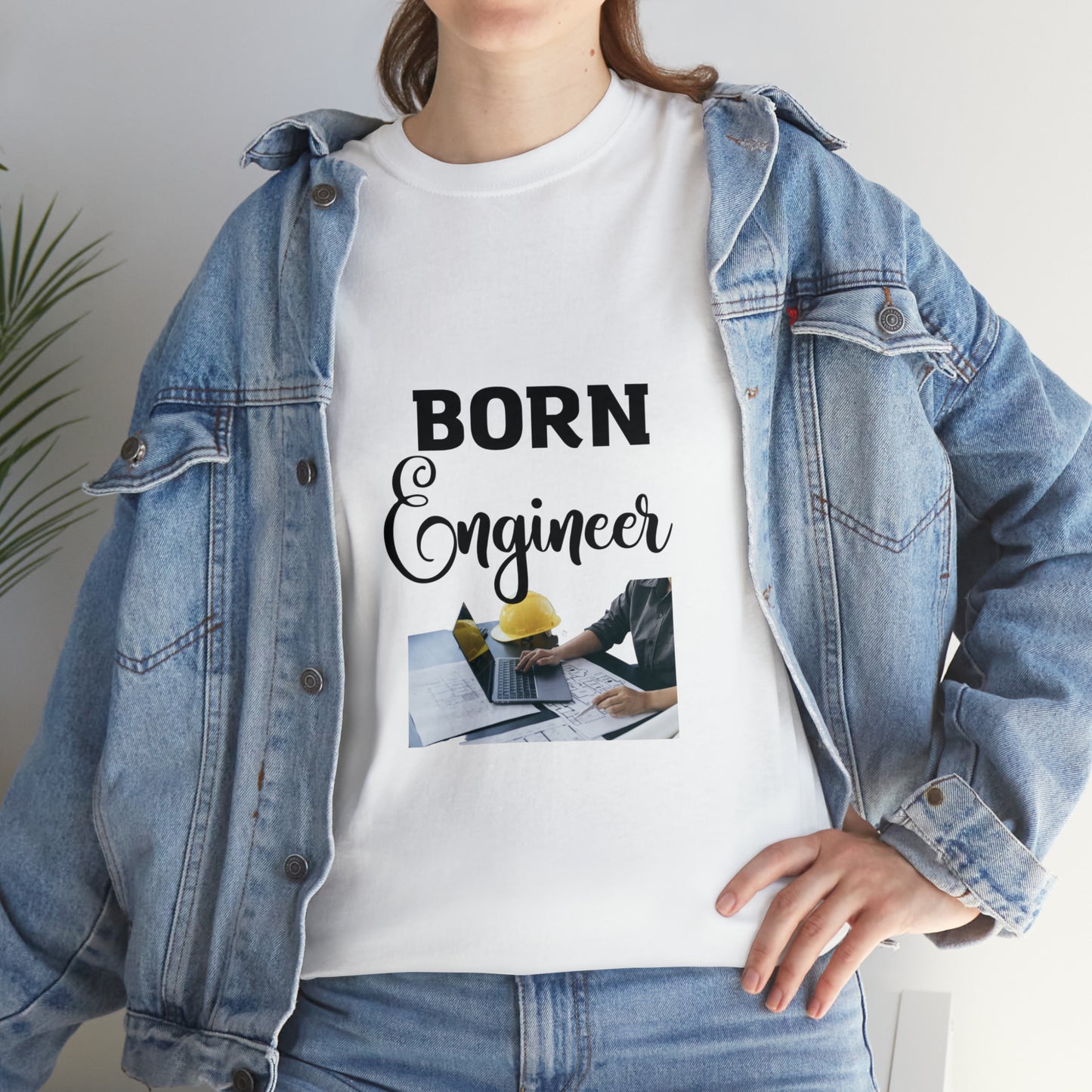 Born Engineer Unisex Heavy Cotton Tee