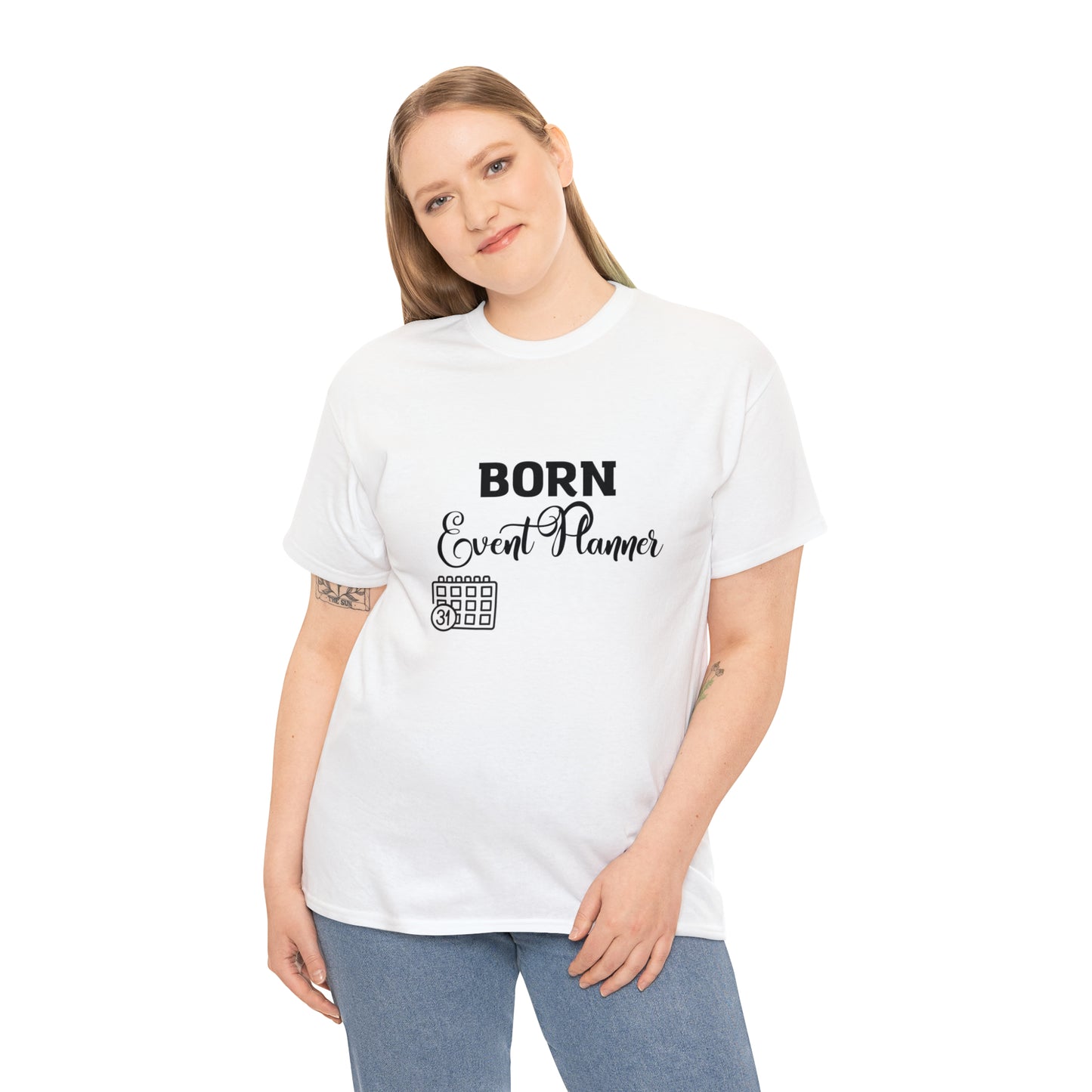 Born Event Planner Unisex Heavy Cotton Tee