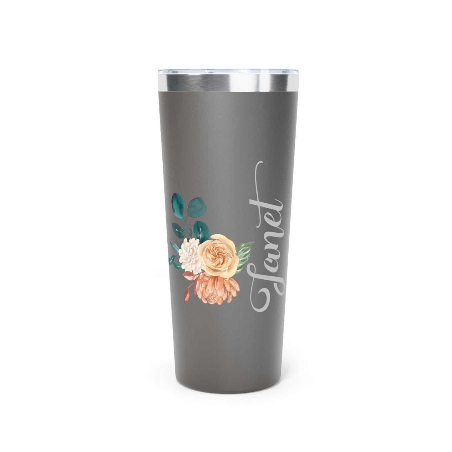 November Personalized Birth Flower 22 oz Tumbler, Personalized Birth Flower Coffee Cup With Name, Gifts for Her, Bridesmaid Proposal, Party Favor