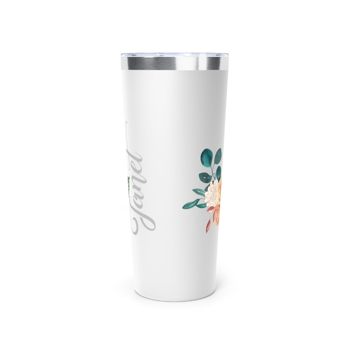 November Personalized Birth Flower 22 oz Tumbler, Personalized Birth Flower Coffee Cup With Name, Gifts for Her, Bridesmaid Proposal, Party Favor