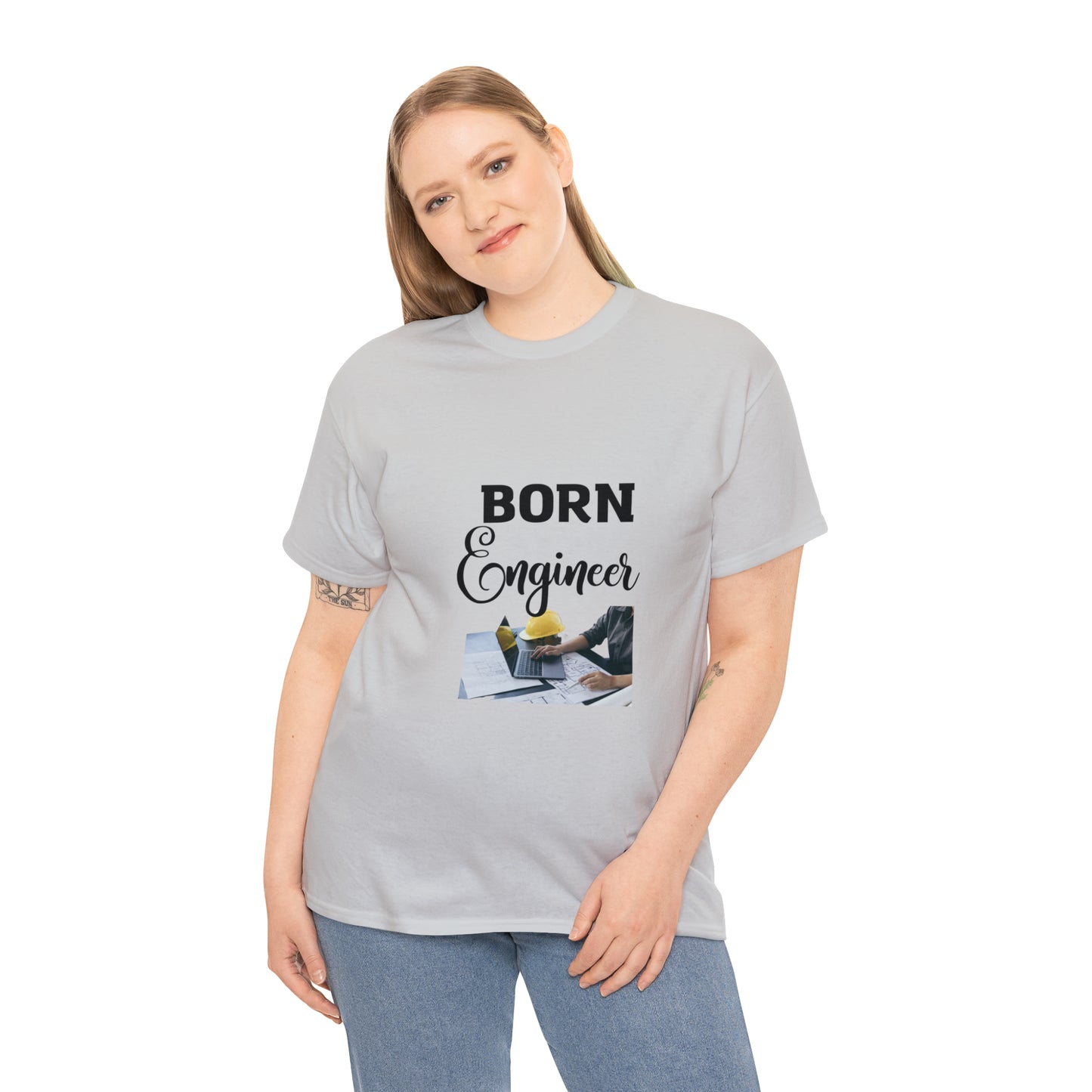 Born Engineer Unisex Heavy Cotton Tee