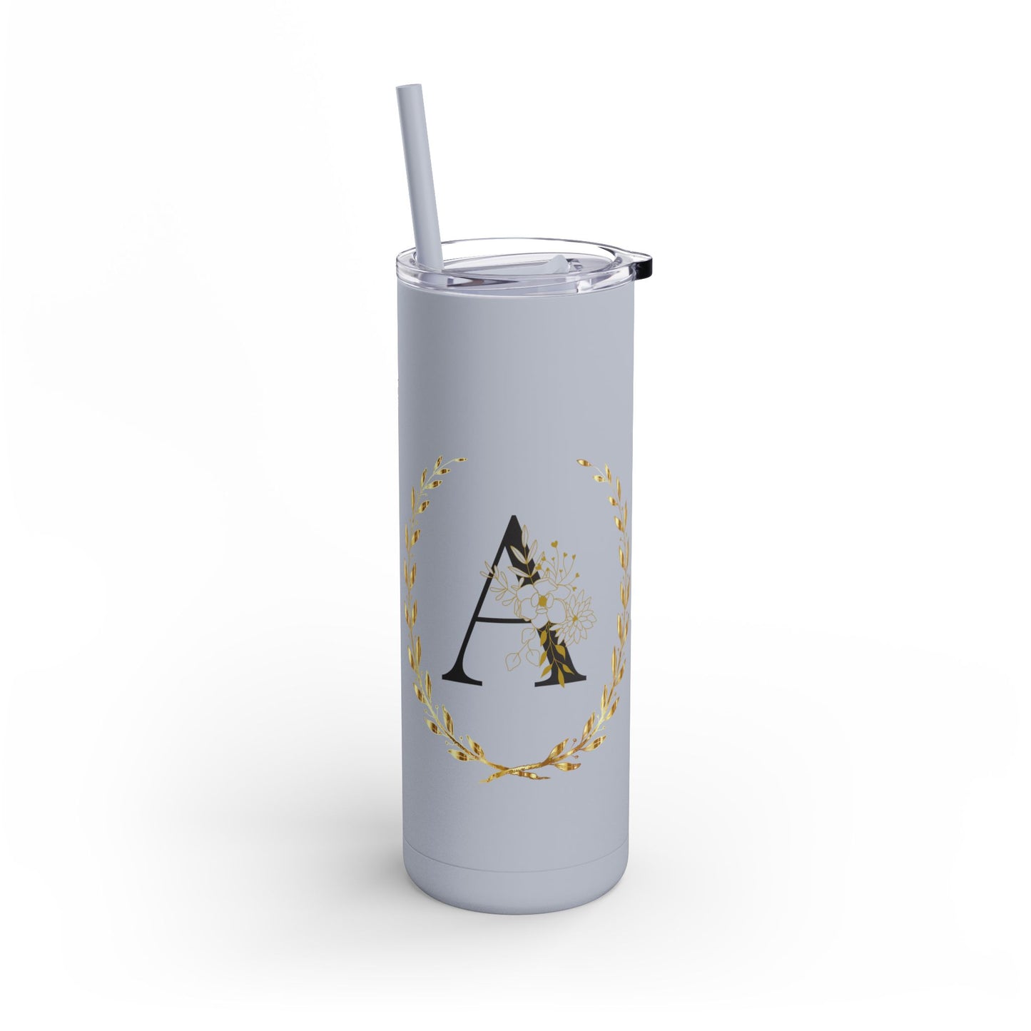 Custom Letter Tumbler, 20 oz Tumbler, graduation gift, Gift for her, Gift for him, custom name, Skinny Matte Tumbler, 20oz
