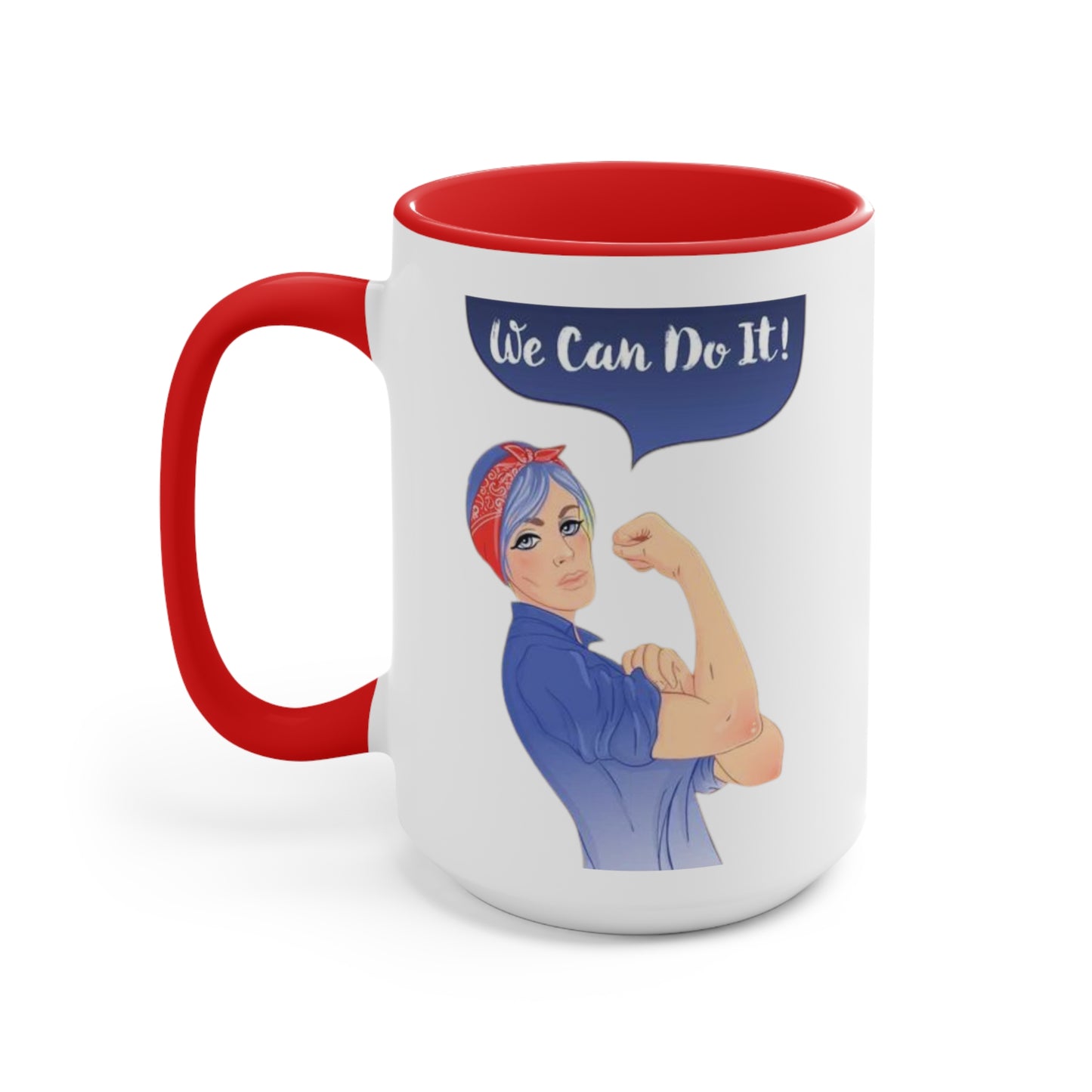 We Can Do It Ceramic Coffee Mug, teacher gift, coworker gift, unique gift, gift for mom, gift for dad, funny mug, Motivation gift