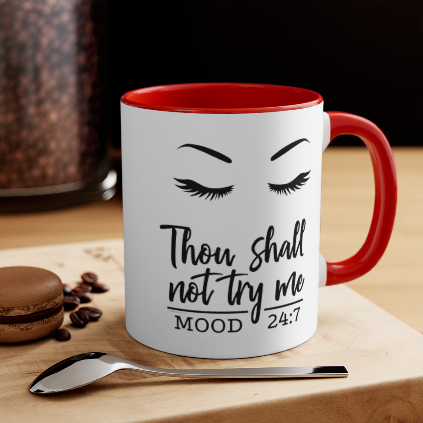 Thy Shall Not Try Me Ceramic Coffee Mug, teacher gift, coworker gift, unique gift, gift for mom, gift, funny mug, nurse gift, funny mug gift