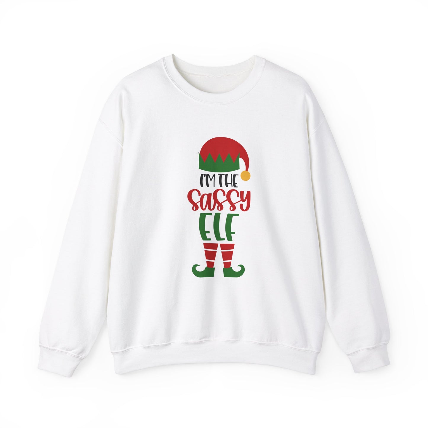 I'm the Sassy One Unisex Heavy Blend Crewneck Sweatshirt, Funny T-shirt, Christmas Shirt, Christmas Slogan Shirts, Christmas Sweater, Santa Shirt