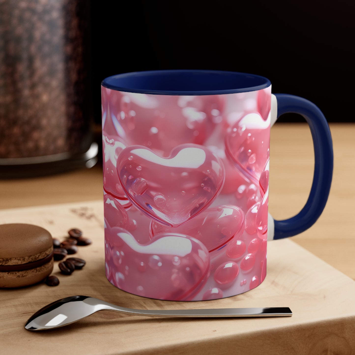 3D Valentine heart mug, Funny Valentine Heart Candy, heart candy mug, conversation heart mug, Heart-Shaped Mug, Coffee Mug, 11oz