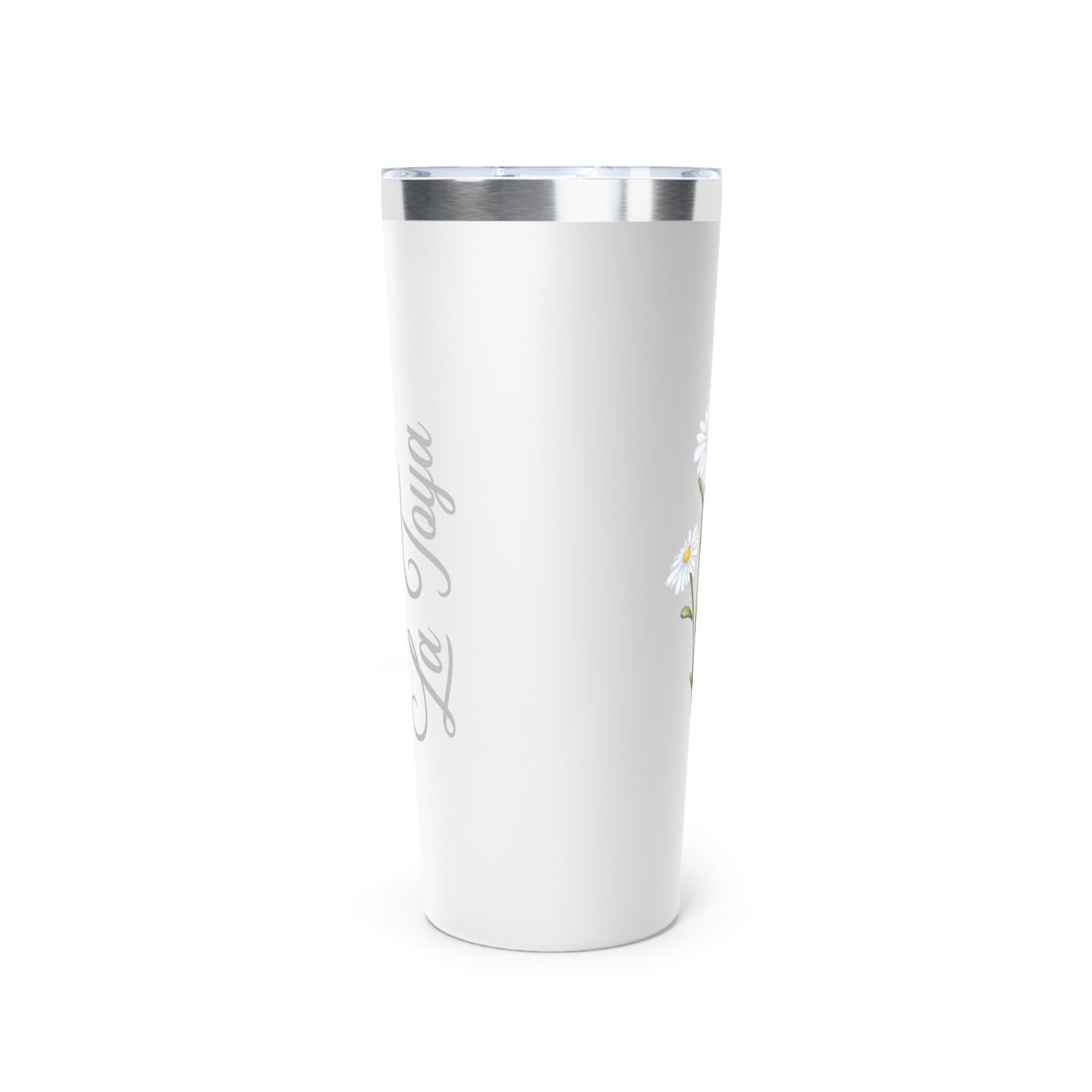 April Personalized Birth Flower 22 oz Tumbler, Personalized Birth Flower Coffee Cup With Name, Gifts for Her, Bridesmaid Proposal, Party Favor