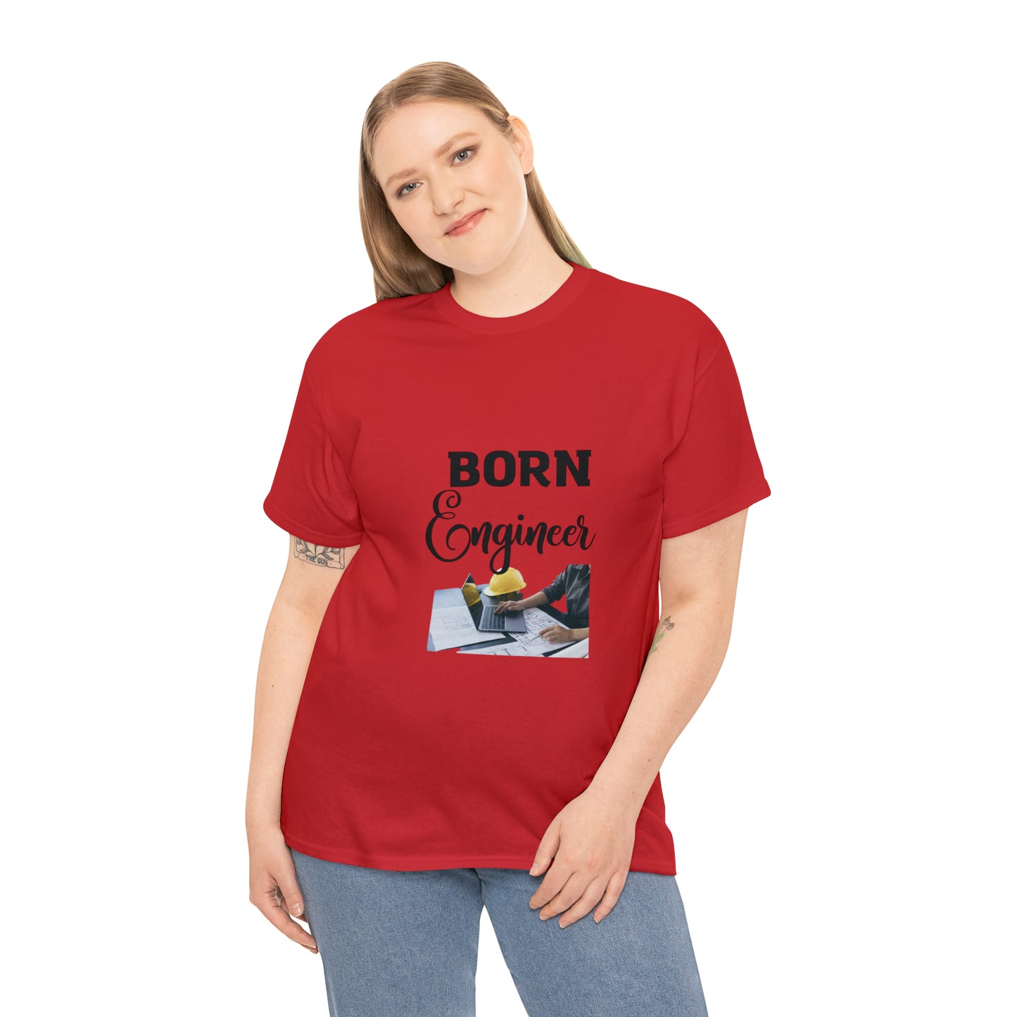 Born Engineer Unisex Heavy Cotton Tee