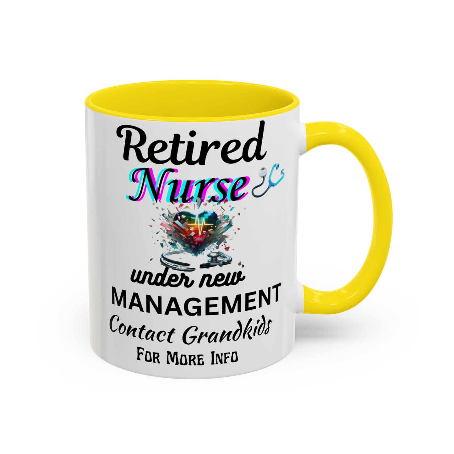 Retired Nurse Coffee Mug, Humorous Retirement Gift, Personalized Nurse Cup