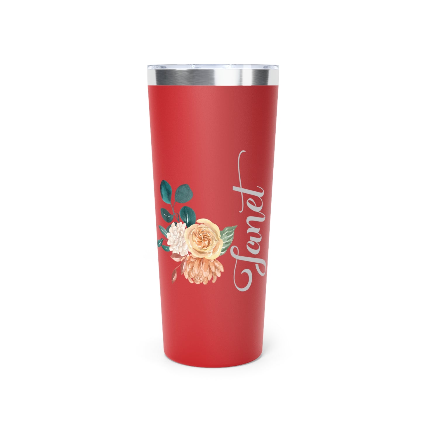 November Personalized Birth Flower 22 oz Tumbler, Personalized Birth Flower Coffee Cup With Name, Gifts for Her, Bridesmaid Proposal, Party Favor