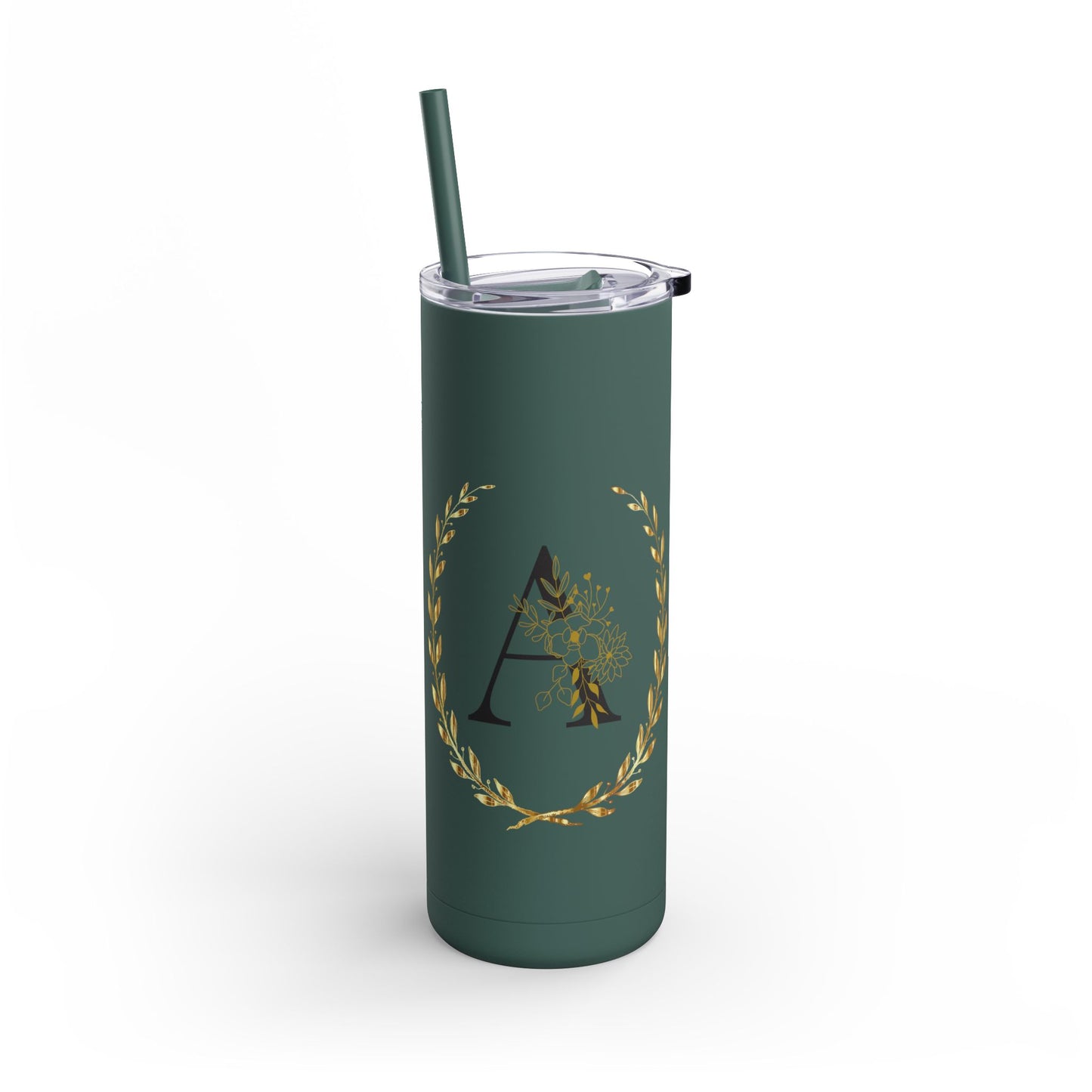 Custom Letter Tumbler, 20 oz Tumbler, graduation gift, Gift for her, Gift for him, custom name, Skinny Matte Tumbler, 20oz