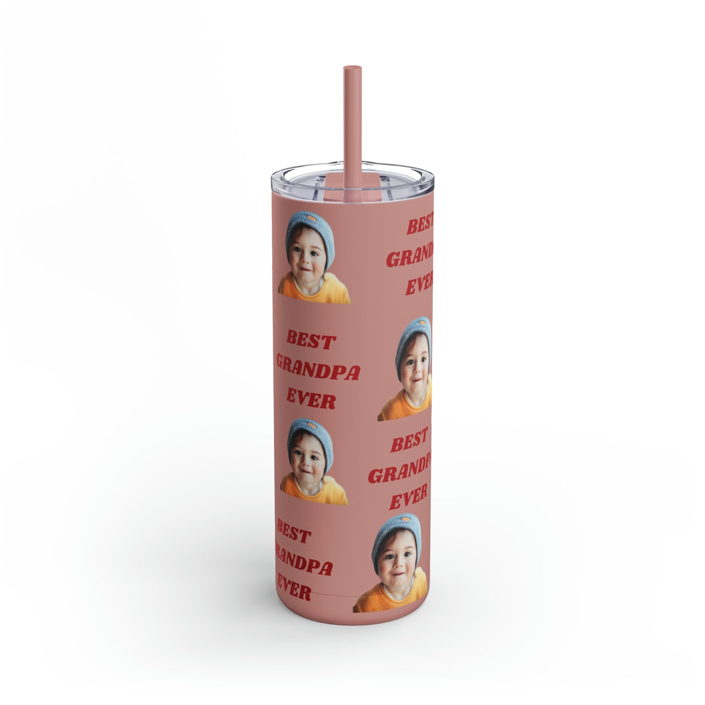 Best Grandpa Photo Tumbler, Valentine's Day gift, Birthday gift, Grandpa Gift, Tumblers, Gift for him, Skinny Matte Tumbler, 20oz