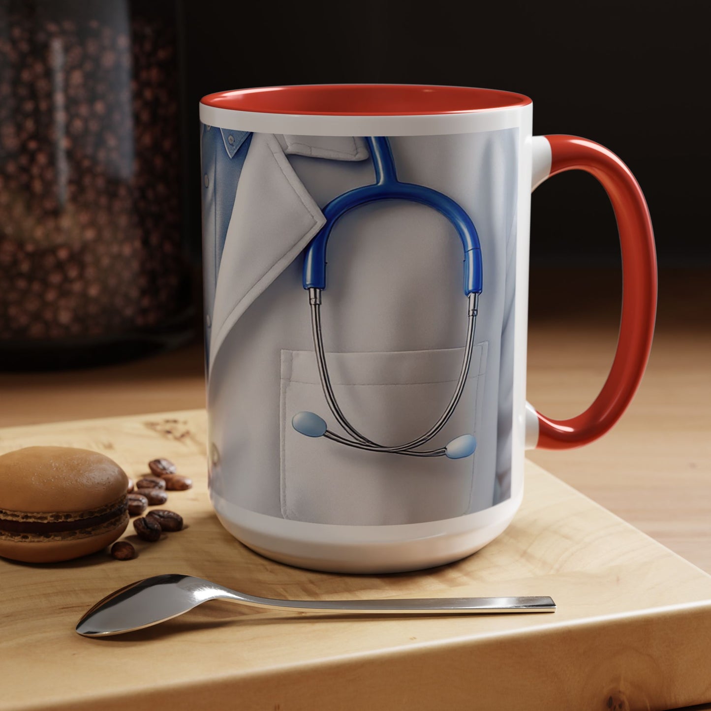 Medical Doctor Accent Coffee Mug | Father's Day Gift, Dad Mug, Coffee Lover Gift, Family Appreciation, Unique Drinking Cup