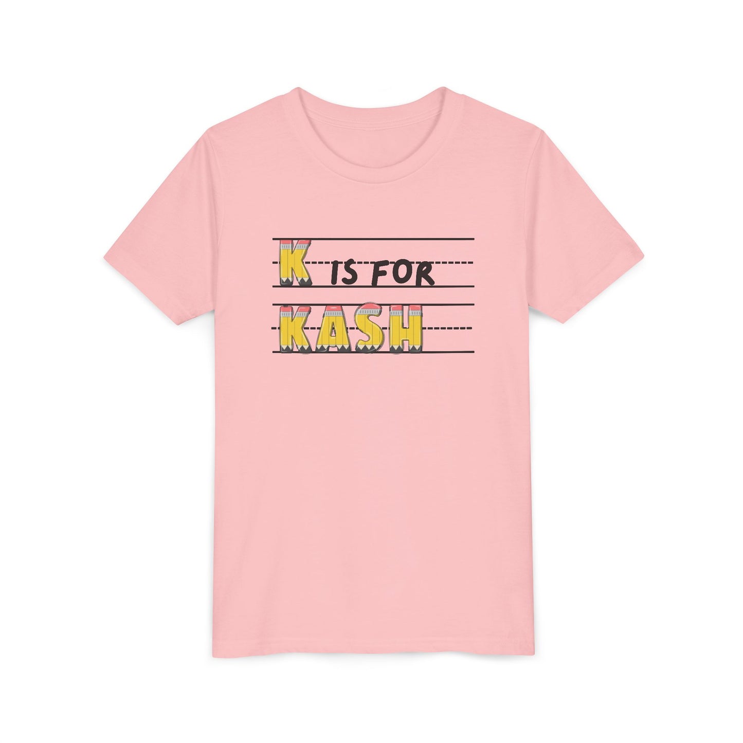 Custom Kids Name School Shirt, Back to School T-shirt, Toddler First Day of School Tee, Alphabet with Name Tee, Kindergarten Shirt with Name