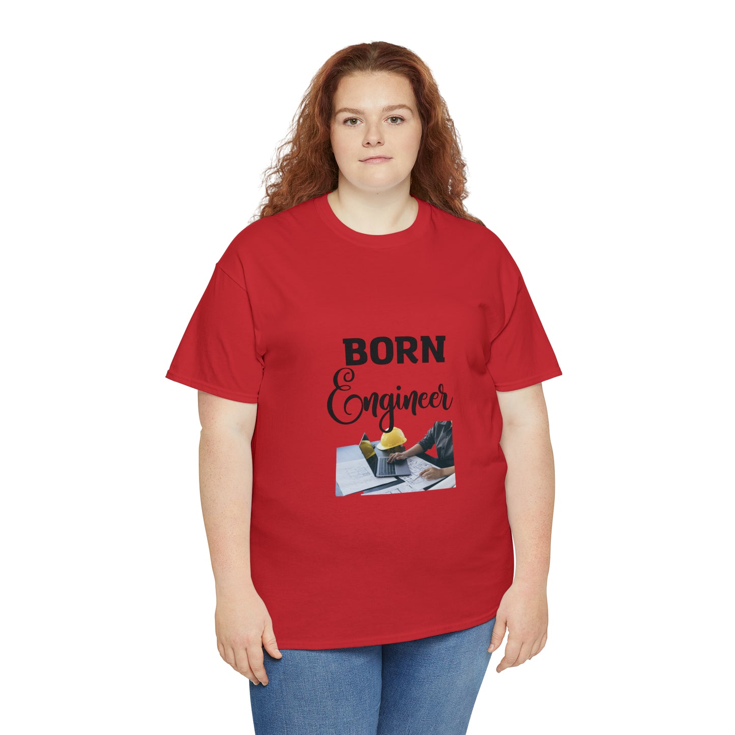 Born Engineer Unisex Heavy Cotton Tee