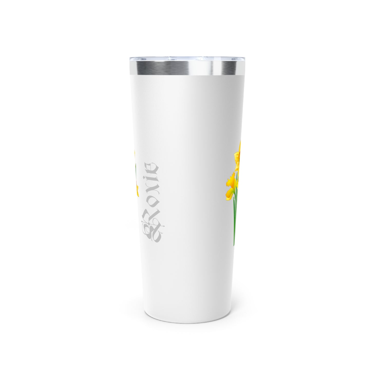 March Personalized Birth Flower 22 oz Tumbler, Personalized Birth Flower Coffee Cup With Name, Gifts for Her, Bridesmaid Proposal, Party Favor