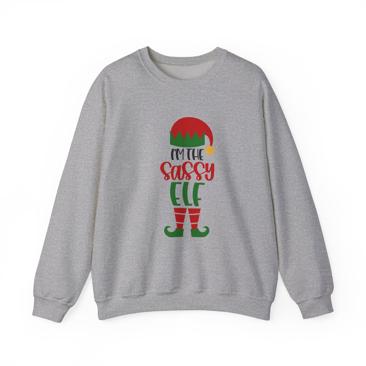 I'm the Sassy One Unisex Heavy Blend Crewneck Sweatshirt, Funny T-shirt, Christmas Shirt, Christmas Slogan Shirts, Christmas Sweater, Santa Shirt
