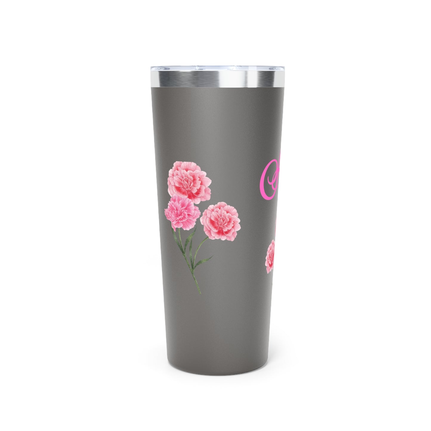 January Personalized Birth Flower 22 oz Tumbler, Personalized Birth Flower Coffee Cup With Name, Gifts for Her, Bridesmaid Proposal, Party Favor