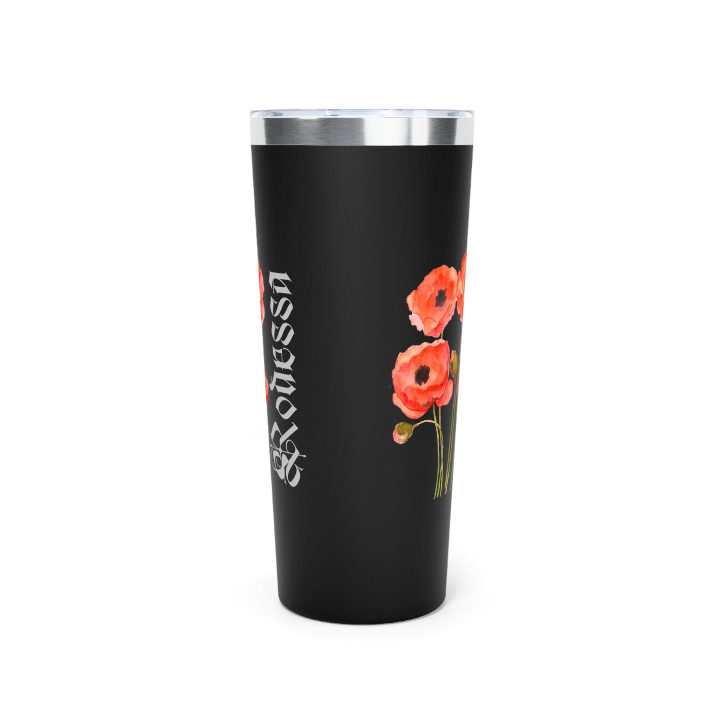 August Personalized Birth Flower 22 oz Tumbler, Personalized Birth Flower Coffee Cup With Name, Gifts for Her, Bridesmaid Proposal, Party Favor