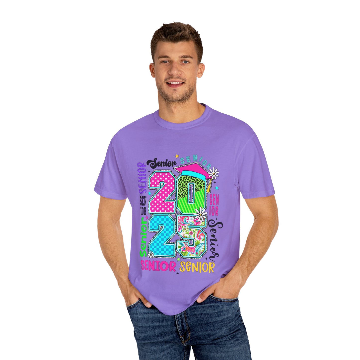 2025 Senior Celebration Unisex T-Shirt - Colorful Grad Design, 2025 Graduation shirt, Graduation T-shirt, Graduation gift