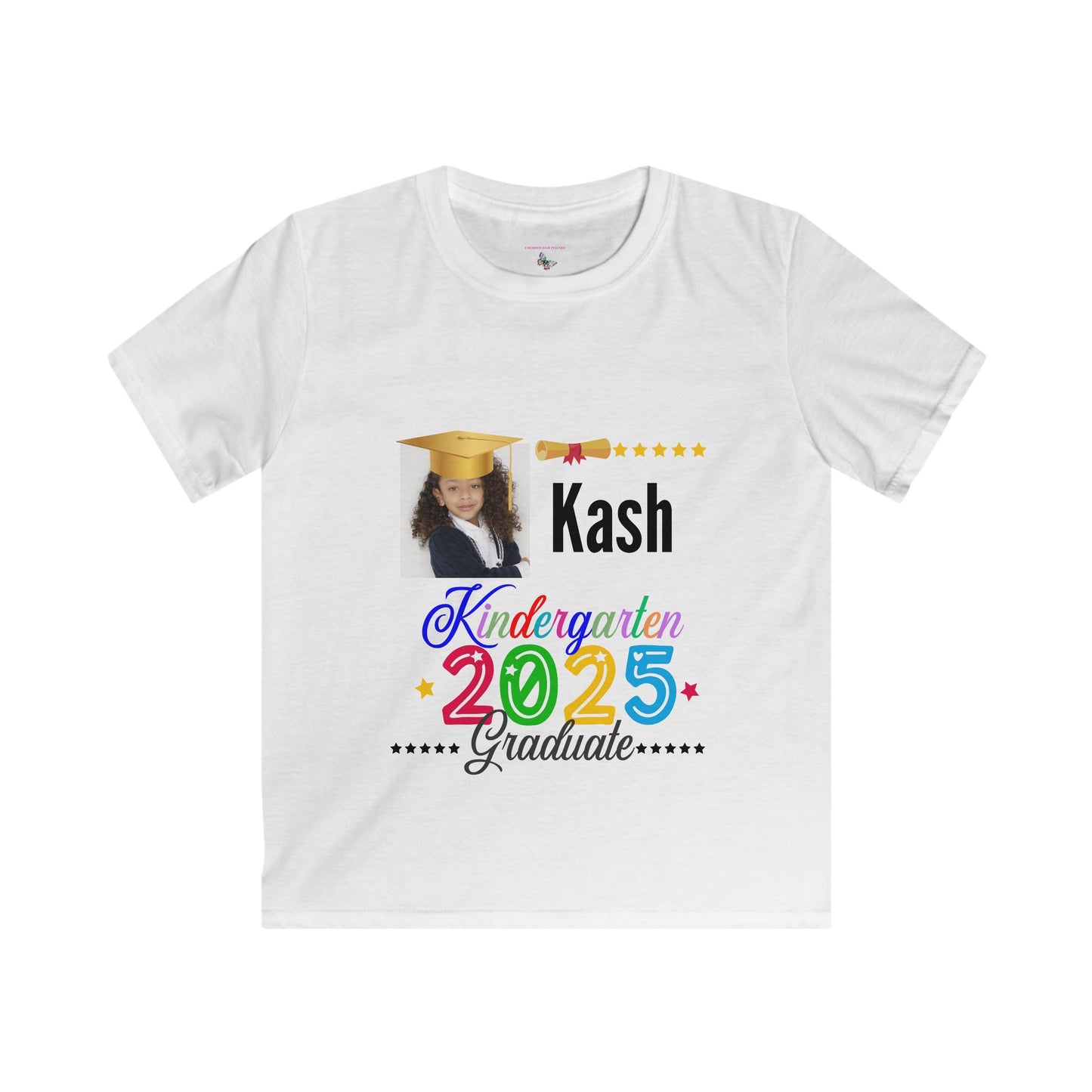 Kids Graduation Tee - Kindergarten Graduate 2025 - Mockup 1