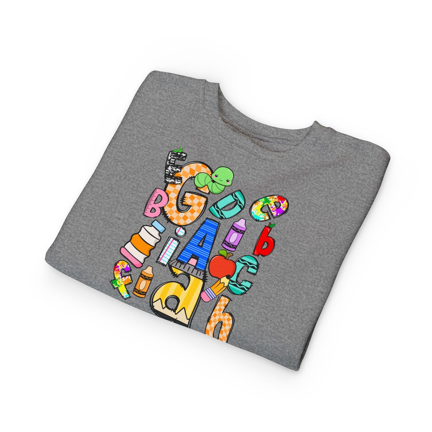 Alphabet Toddler Sweatshirt, Kindergarten Kids Shirt, School Shirt, Alphabet Kids Shirt, Toddler Preschool Fun Shirt toddler sweatshirt