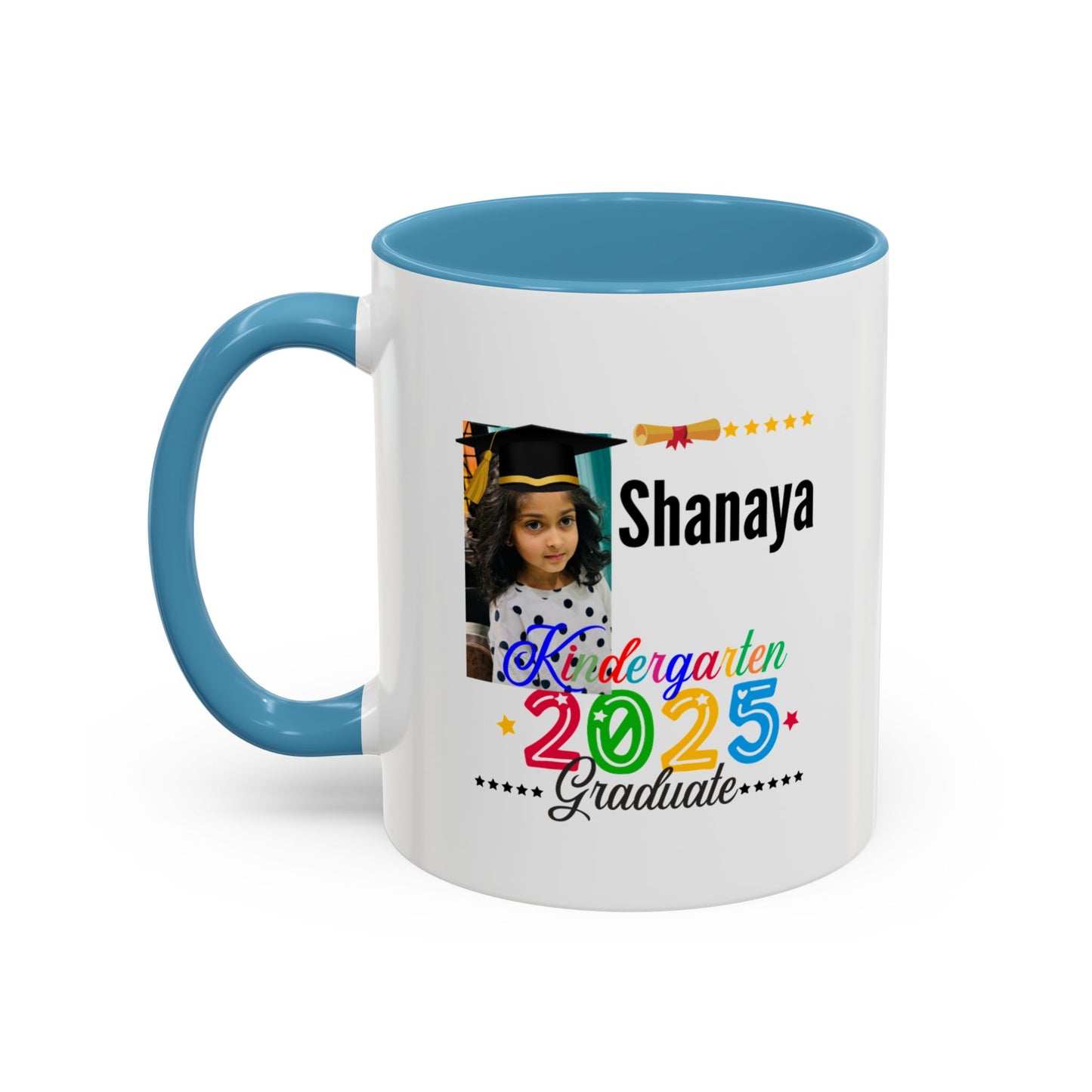 11 oz Personalized Kindergarten Graduate Coffee Mug - Celebrate 2025 with Custom Name!