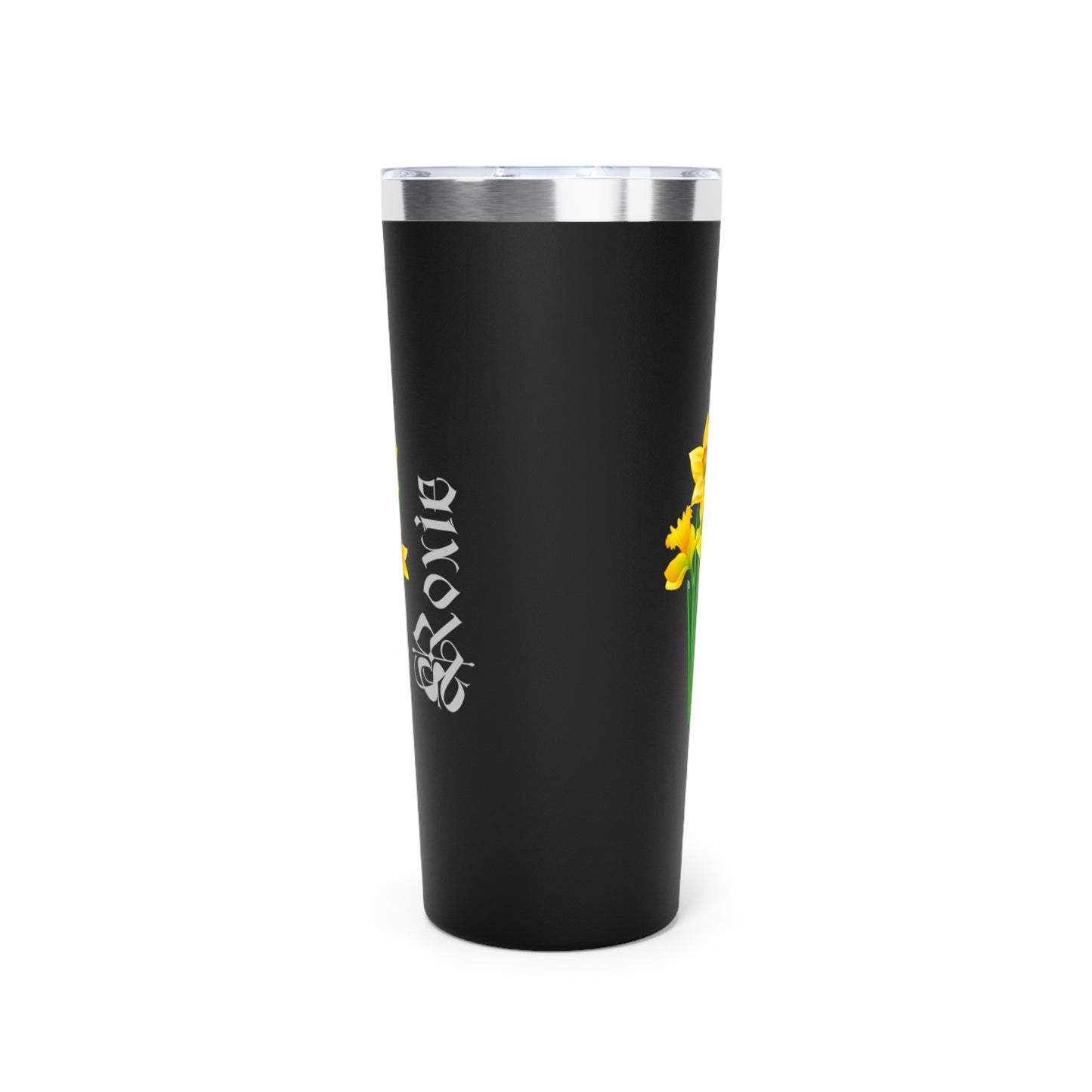March Personalized Birth Flower 22 oz Tumbler, Personalized Birth Flower Coffee Cup With Name, Gifts for Her, Bridesmaid Proposal, Party Favor