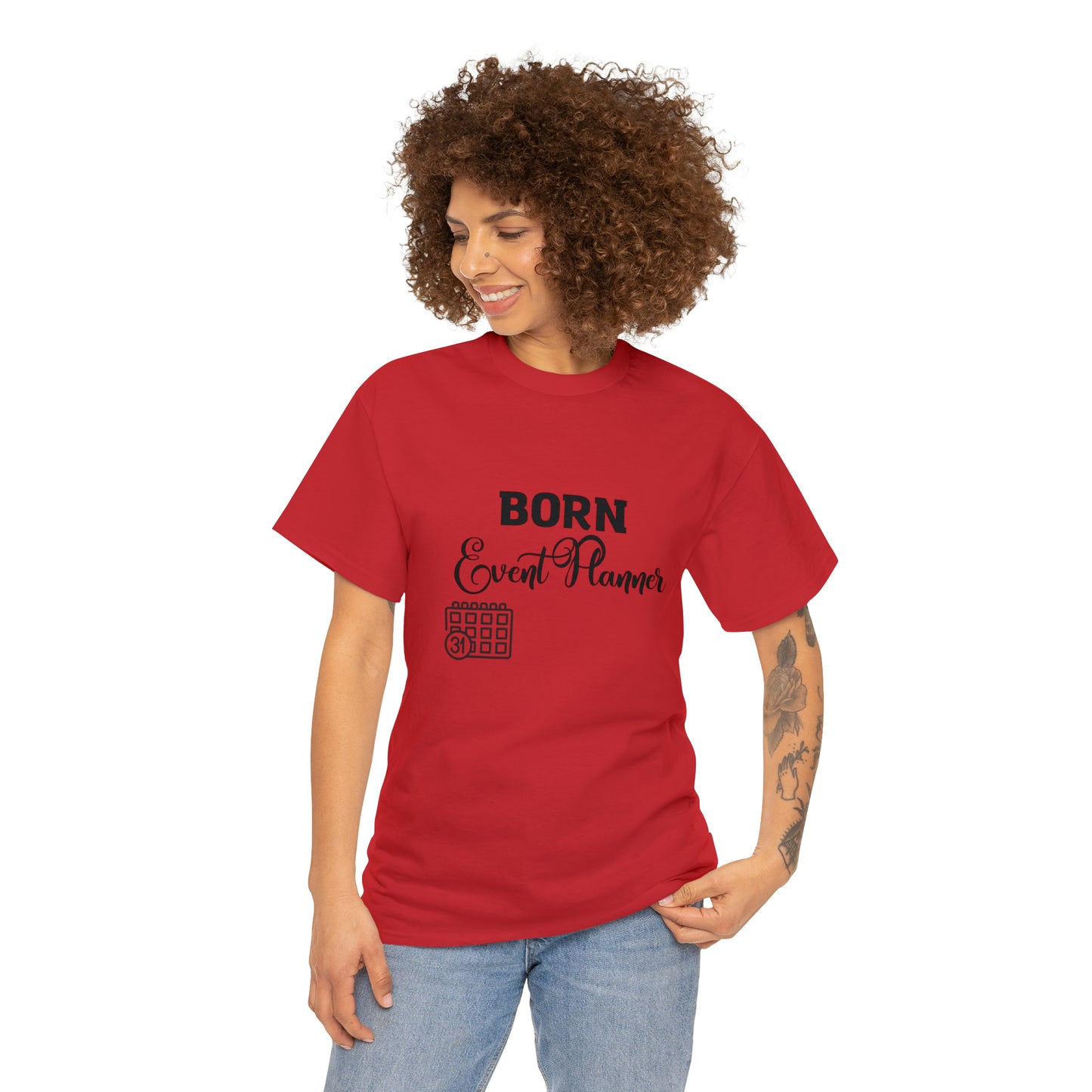 Born Event Planner Unisex Heavy Cotton Tee