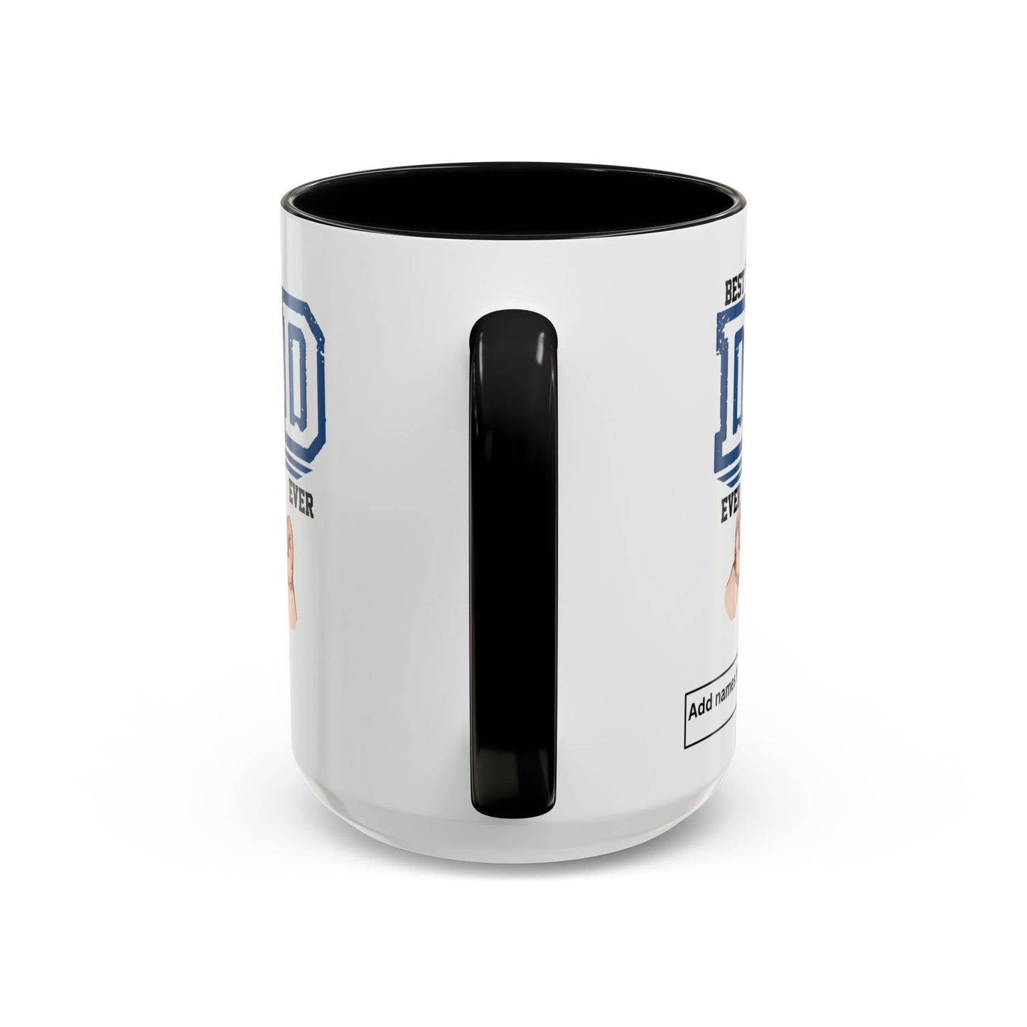 Best Dad Ever 4-kids Accent Coffee Mug | Father's Day Gift, Dad Mug, Coffee Lover Gift, Family Appreciation, Unique Drinking Cup