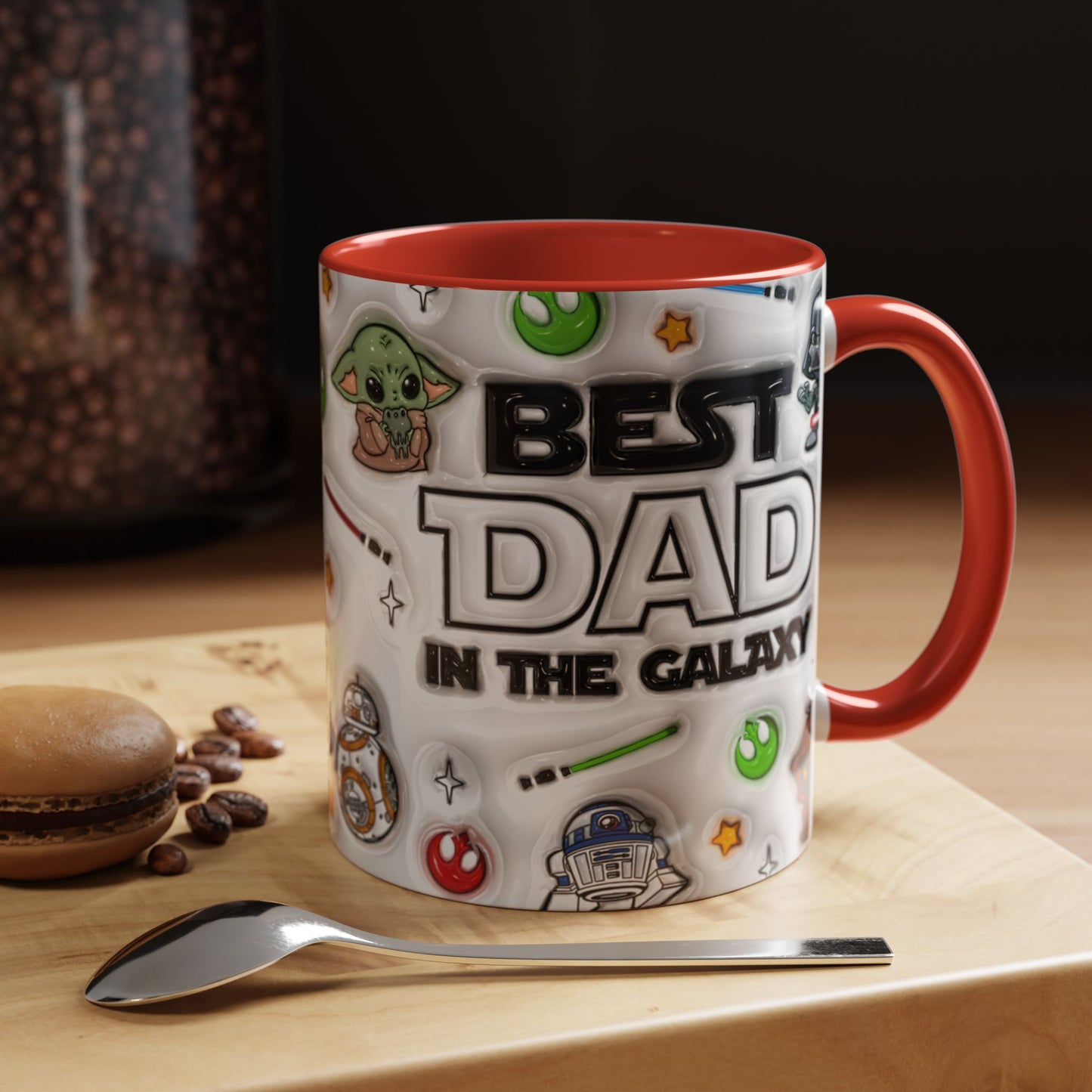 Best Dad in the Galaxy Coffee Mug | Father's Day Gift, Dad Mug, Coffee Lover Gift, Family Appreciation, Unique Drinking Cup