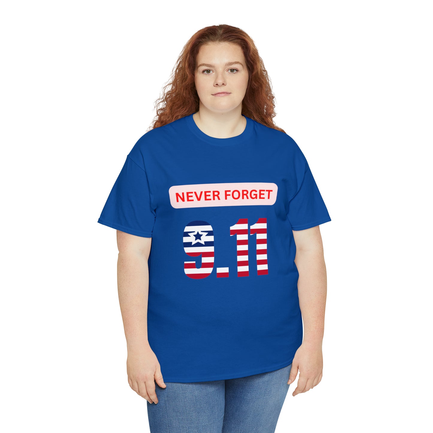 Unisex Heavy Cotton Tee - Never Forget 9/11