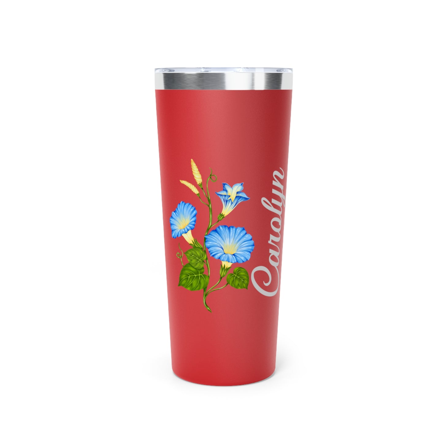 September Personalized Birth Flower 22 oz Tumbler, Personalized Birth Flower Coffee Cup With Name, Gifts for Her, Bridesmaid Proposal, Party Favor